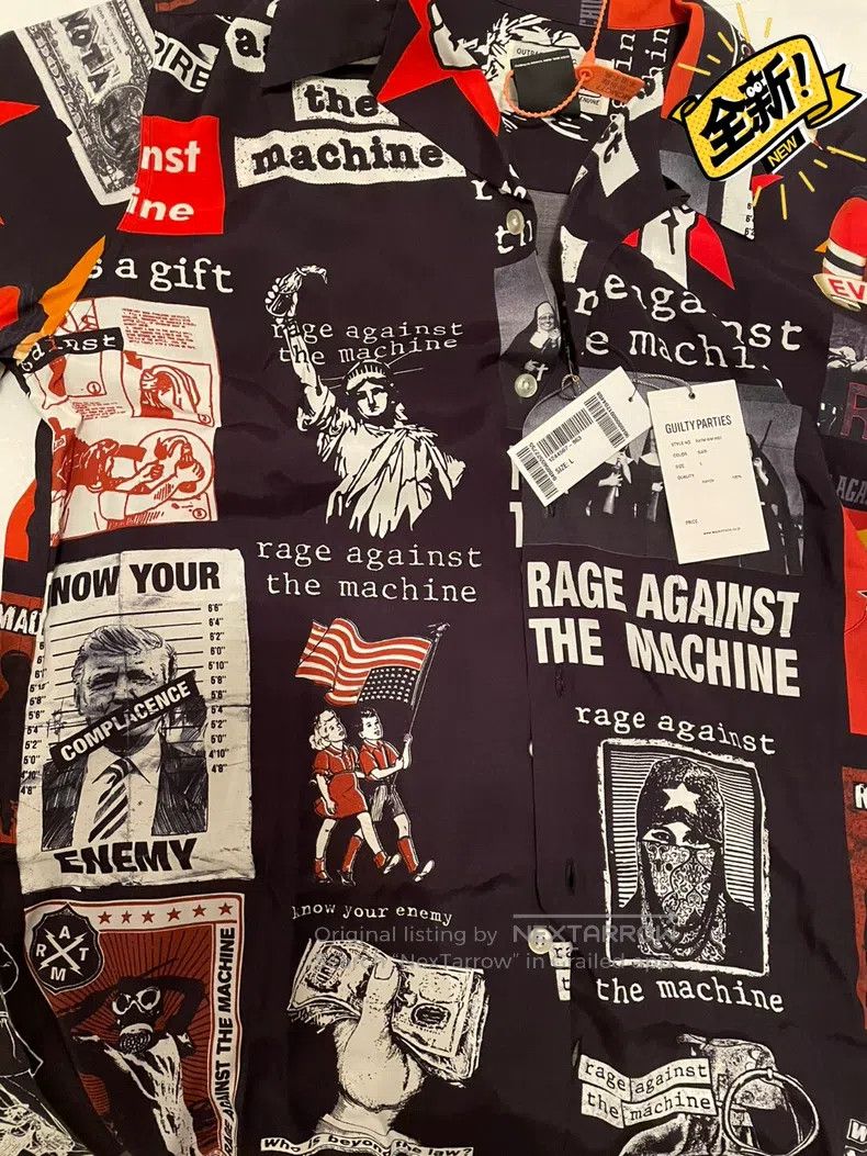 Wacko Maria Wacko Maria 20ss rage co-branded shirt Size US L / EU 52-54 / 3 - 1 Thumbnail