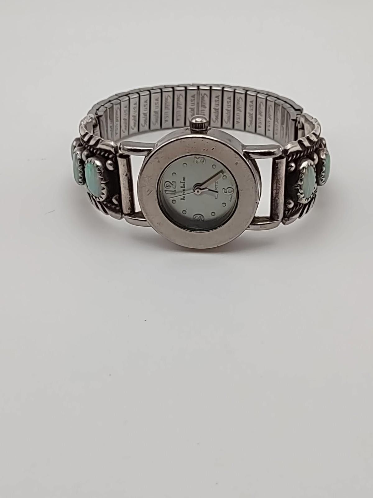 Other Paris Delon Sterling Silver Opal Jewelry Watch Speidel Size ONE SIZE - 3 Thumbnail