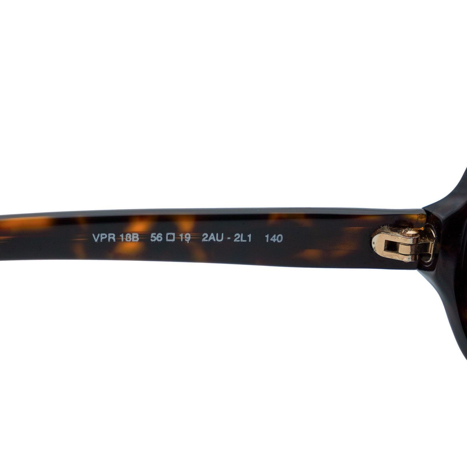Prada Vintage Prada VPR 18B Logo Tortoise Rectangular Sunglasses Size ONE SIZE - 5 Thumbnail