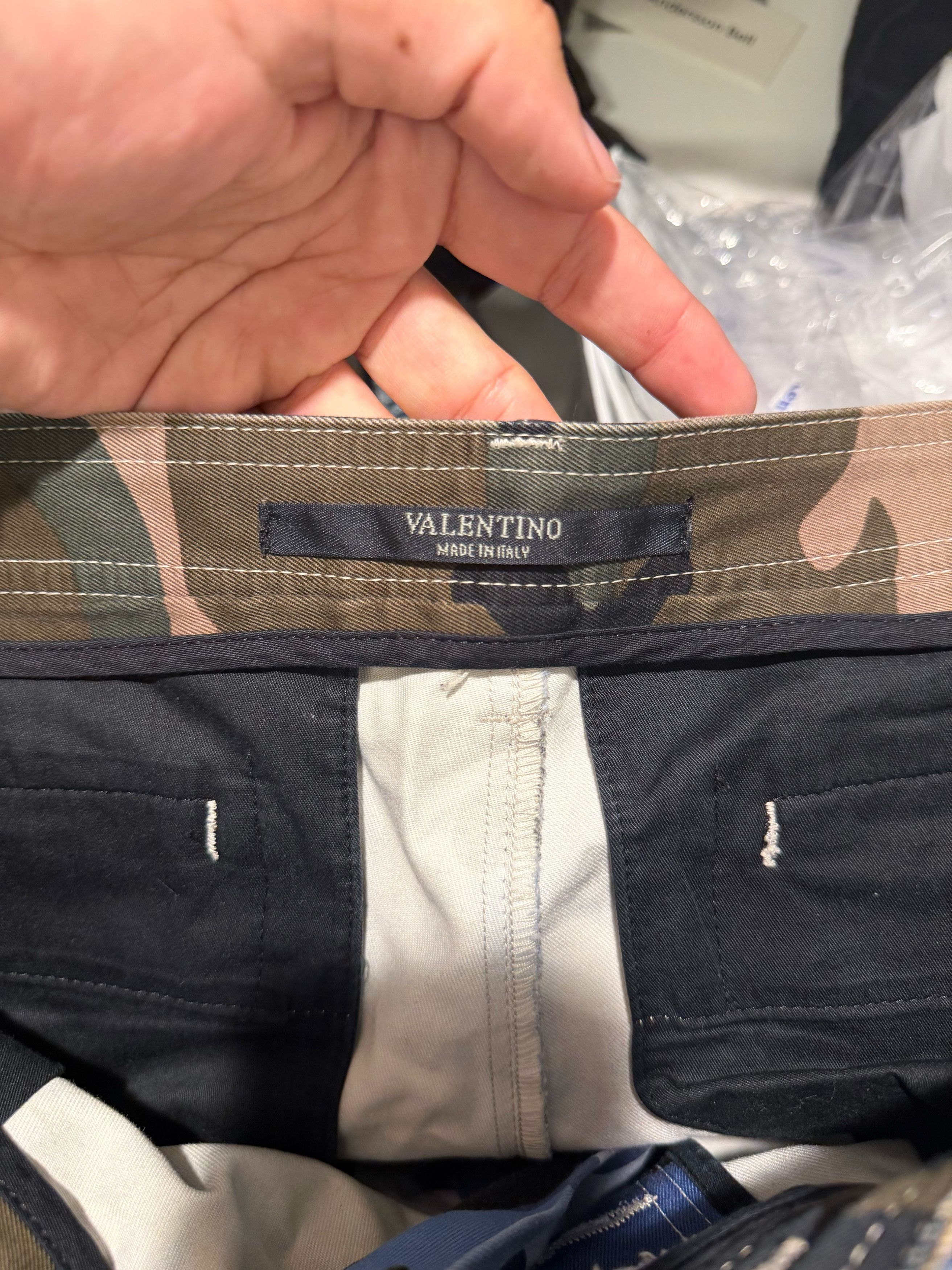 Valentino Valentino Blue Camoflauge Cargo Pants Size US 34 / EU 50 - 5 Thumbnail
