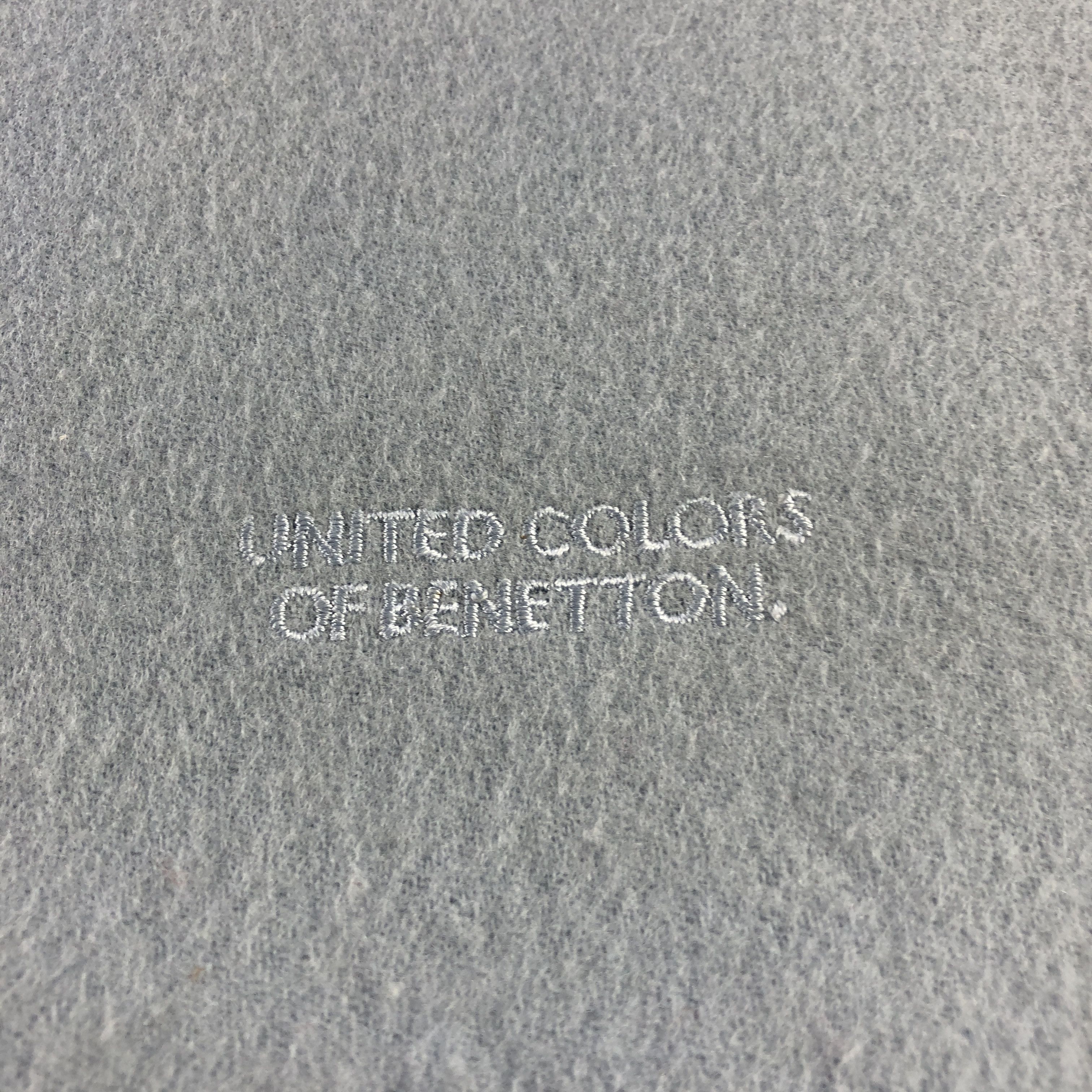 United Colors Of Benetton United Colors of Benetton Wool Scarf Muffler V2874 Size ONE SIZE - 4 Thumbnail