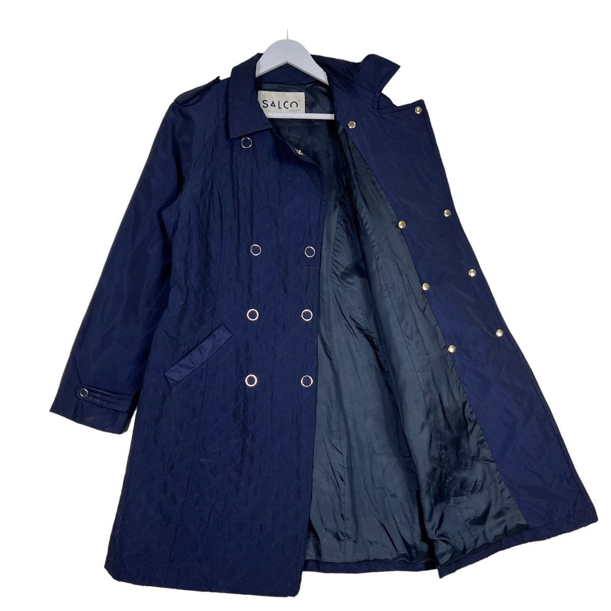 Designer 🔥 SALCO TAORMINA COAT MADE IN ITALY Size M / US 6-8 / IT 42-44 - 9 Thumbnail