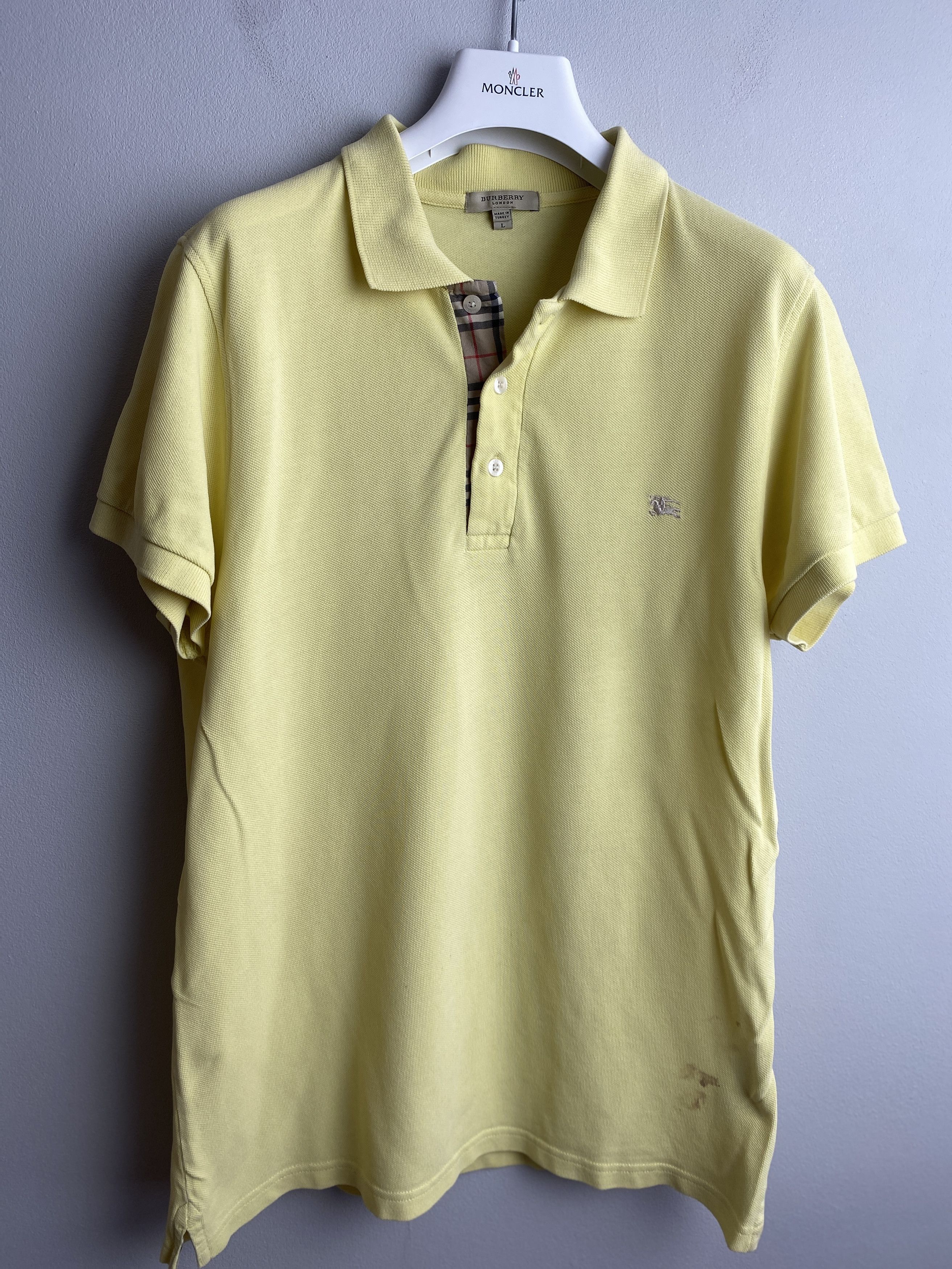 Burberry × Vintage Burberry vintage small logo polo t-shirt tee Size US L / EU 52-54 / 3 - 1 Thumbnail