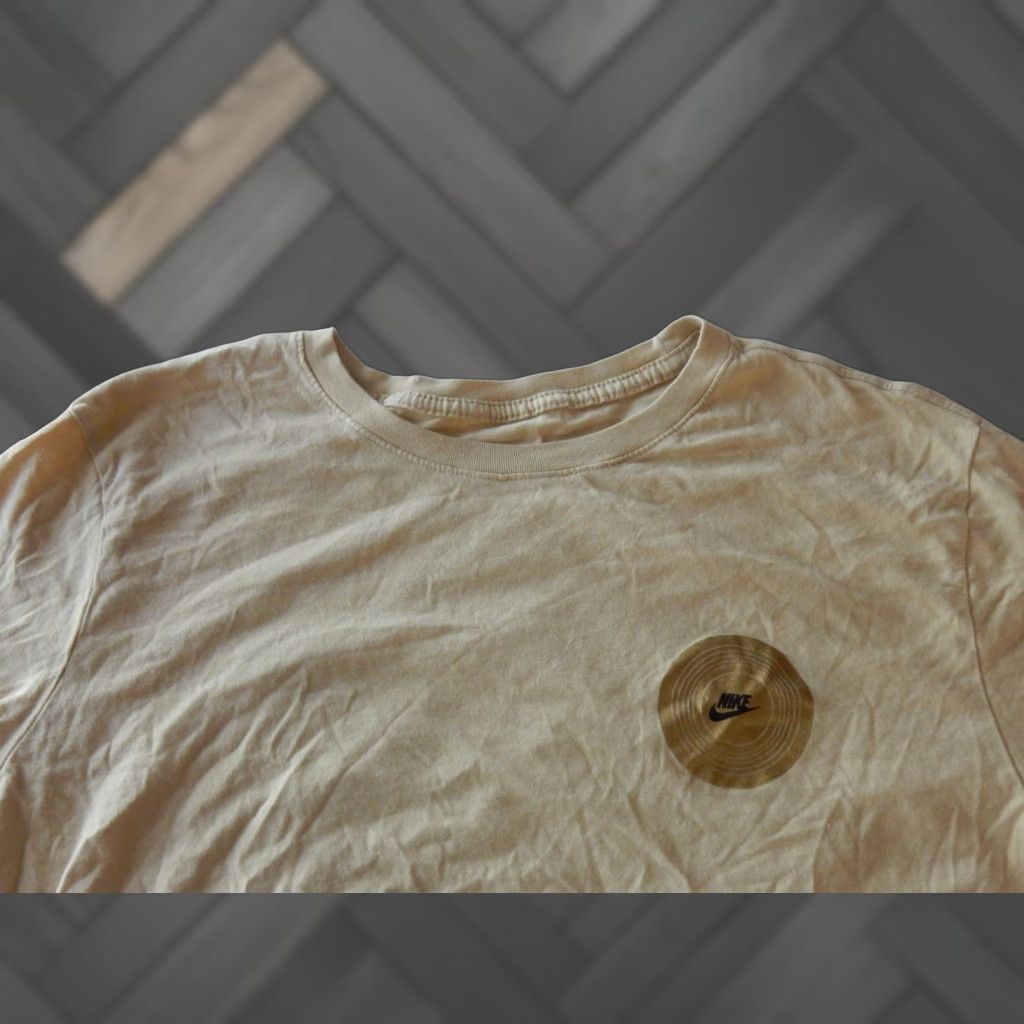 Nike Nike Men's T Shirt XL Beige Graphic Print Short Sleeve Cotton AF1 Air Force 1 Mens Size US XL / EU 56 / 4 - 1 Thumbnail