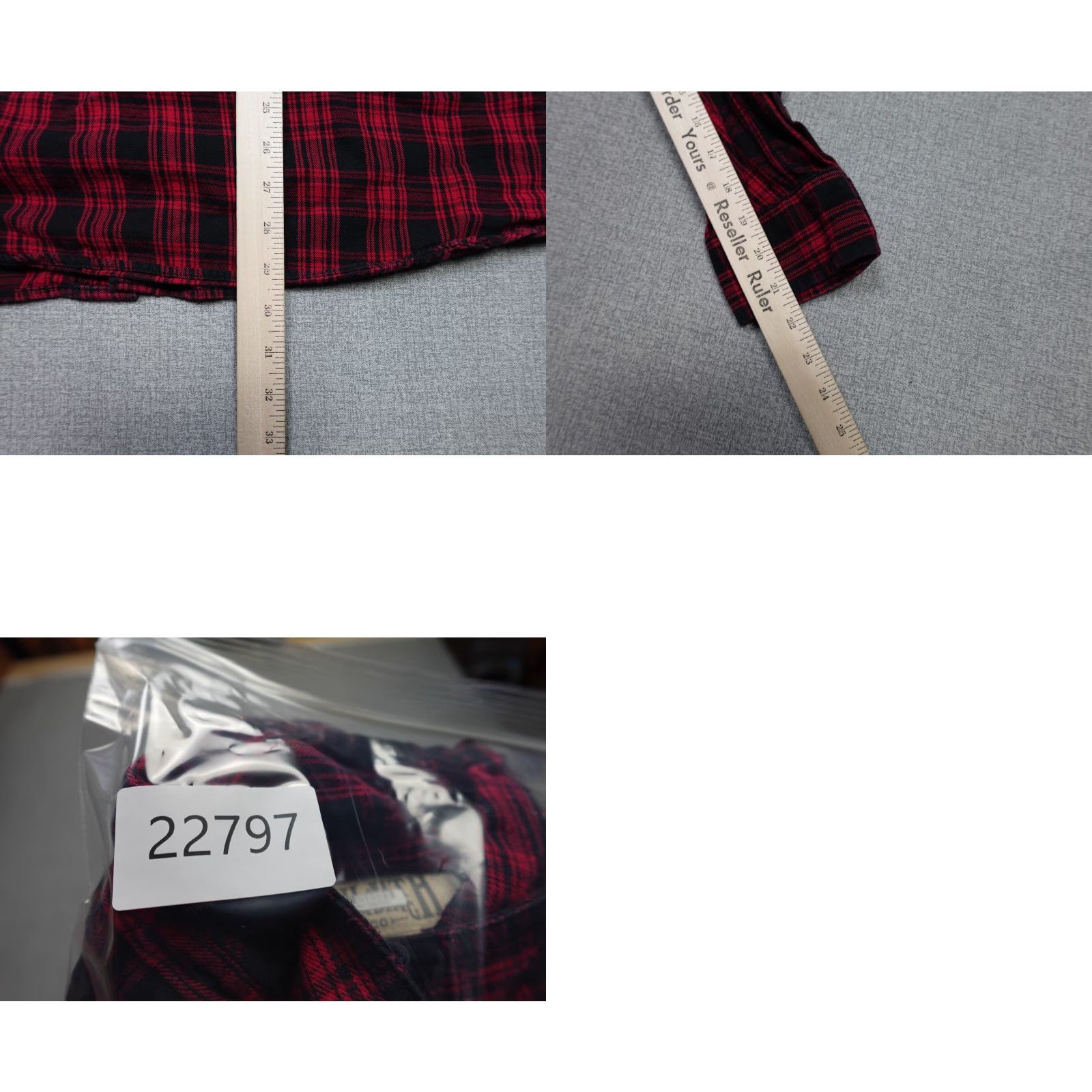 Lumberjack Duluth Free Swingin Flannel Mens Large Red Plaid Heavyweight Lumberjack Button-Up Shirt Size US L / EU 52-54 / 3 - 8 Thumbnail