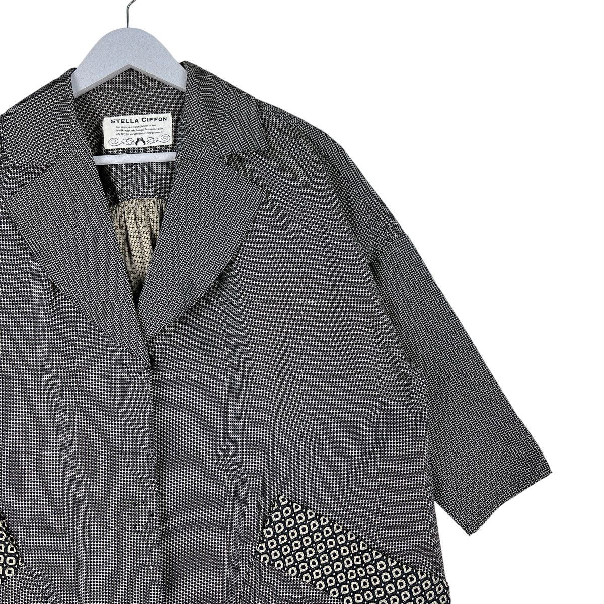 Designer 🔥 STELLA CIFFON COAT JACKET MADE IN JAPAN Size US M / EU 48-50 / 2 - 6 Thumbnail