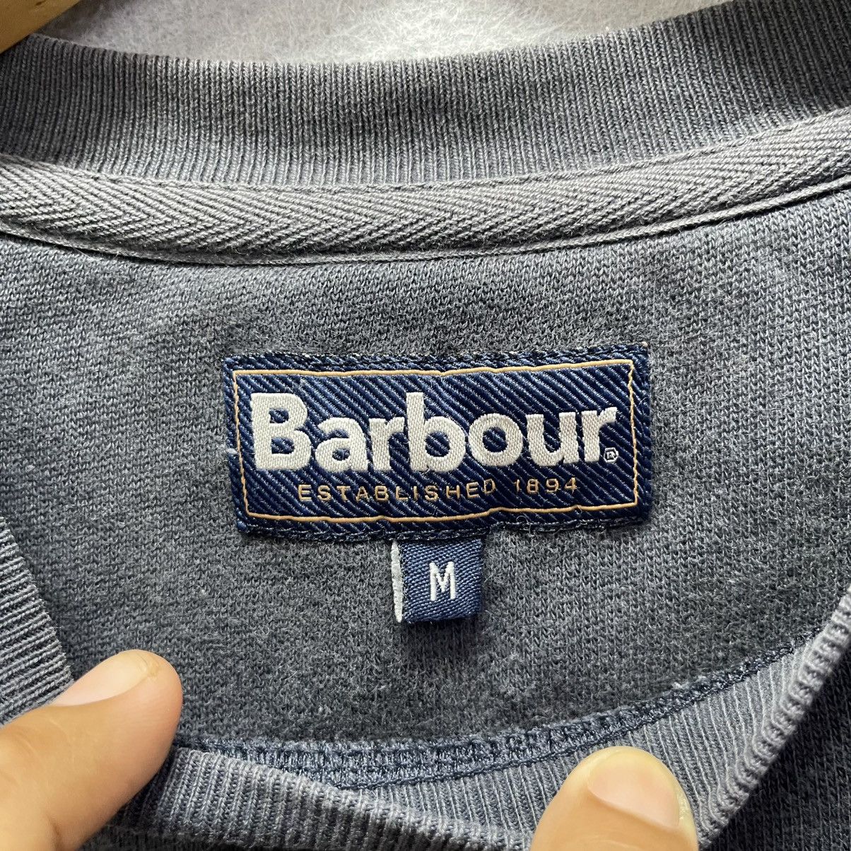 Barbour Barbour Embroidered Logo Sweatshirt – Faded Black Size US M / EU 48-50 / 2 - 7 Thumbnail
