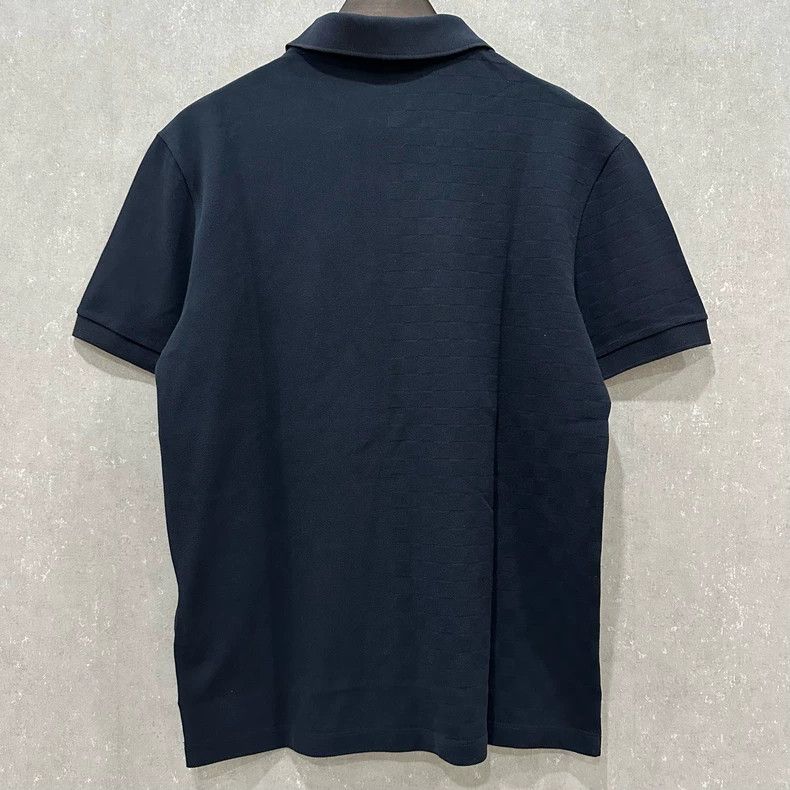 Louis Vuitton Louis Vuitton Dark Blue Checkerboard Polo Short Sleeve 2505 Size US M / EU 48-50 / 2 - 2 Thumbnail