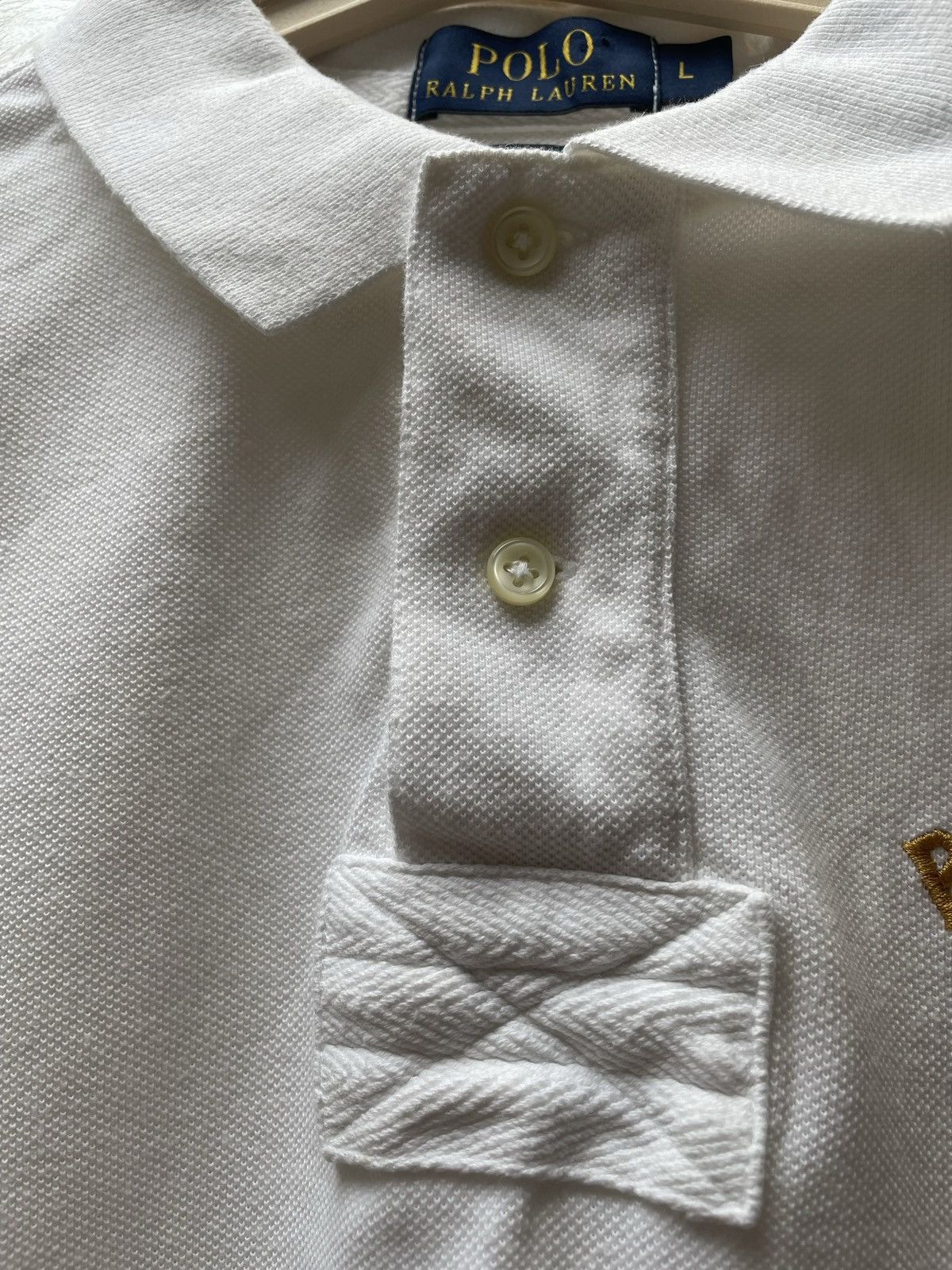 Polo Ralph Lauren Chief Keef Polo Ralph Lauren Vintage Shirt Drill Size US L / EU 52-54 / 3 - 3 Thumbnail