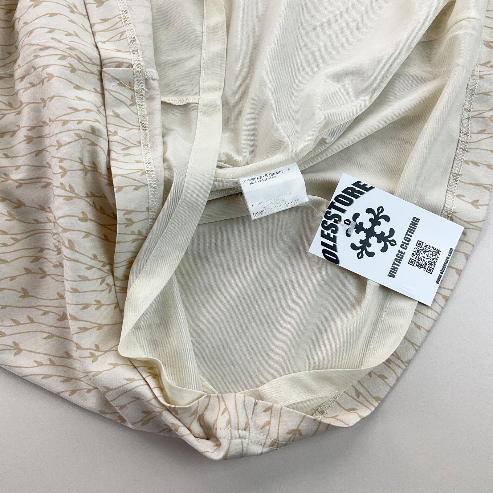 Burberry Vintage Burberry 90s Dress - Women Large Designer item Size L / US 10 / IT 46 - 4 Thumbnail