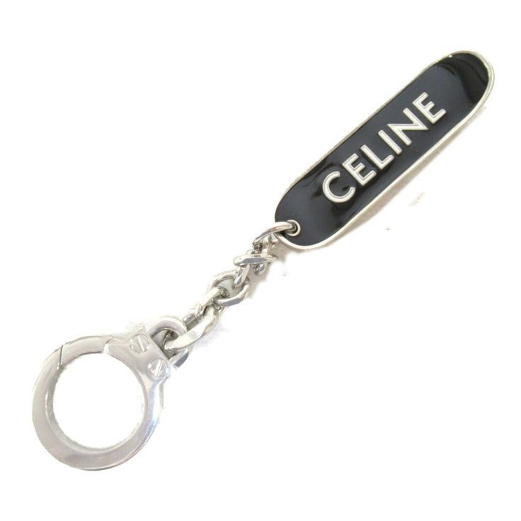 Celine Celine Skateboard Charm Bag Key Chain in Black. Size ONE SIZE - 3 Thumbnail