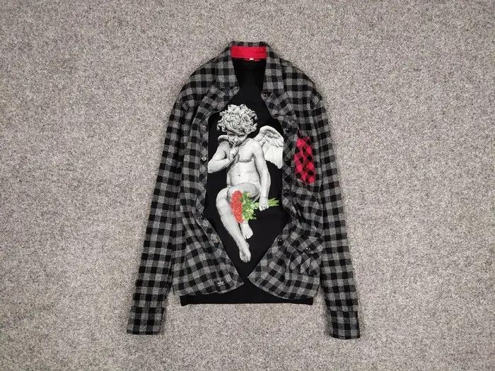 Flannel Vintage Flannel Shirt Plaid Checkered Travis Scott Style Size US M / EU 48-50 / 2 - 1 Thumbnail