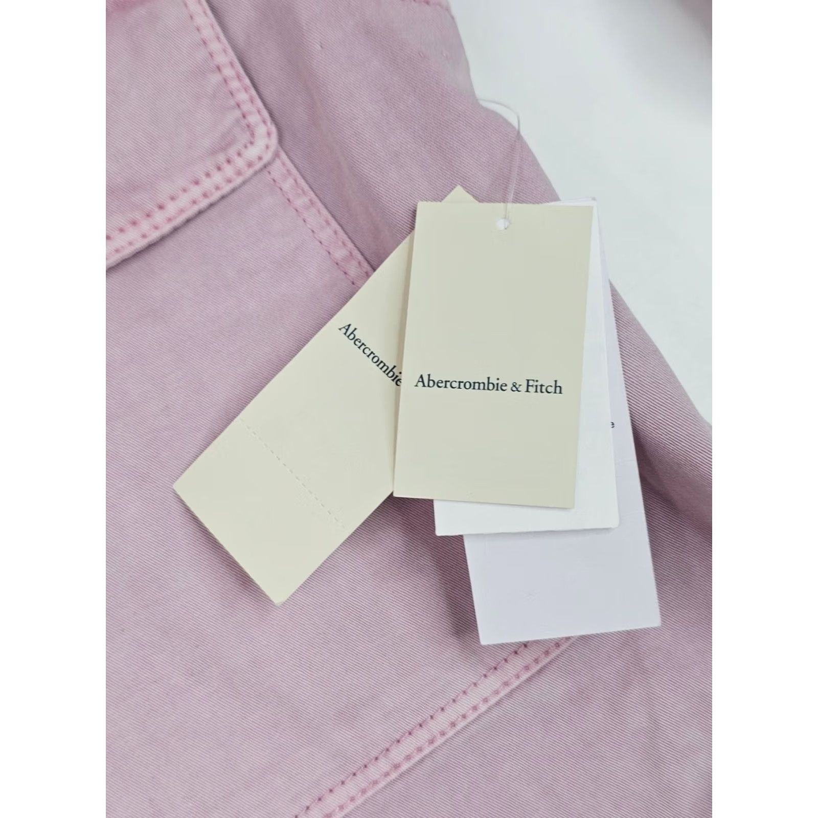 Abercrombie & Fitch Abercrombie & Fitch Utility Field Jacket Women M Belted Pink Cotton New w Defect Size M / US 6-8 / IT 42-44 - 2 Thumbnail
