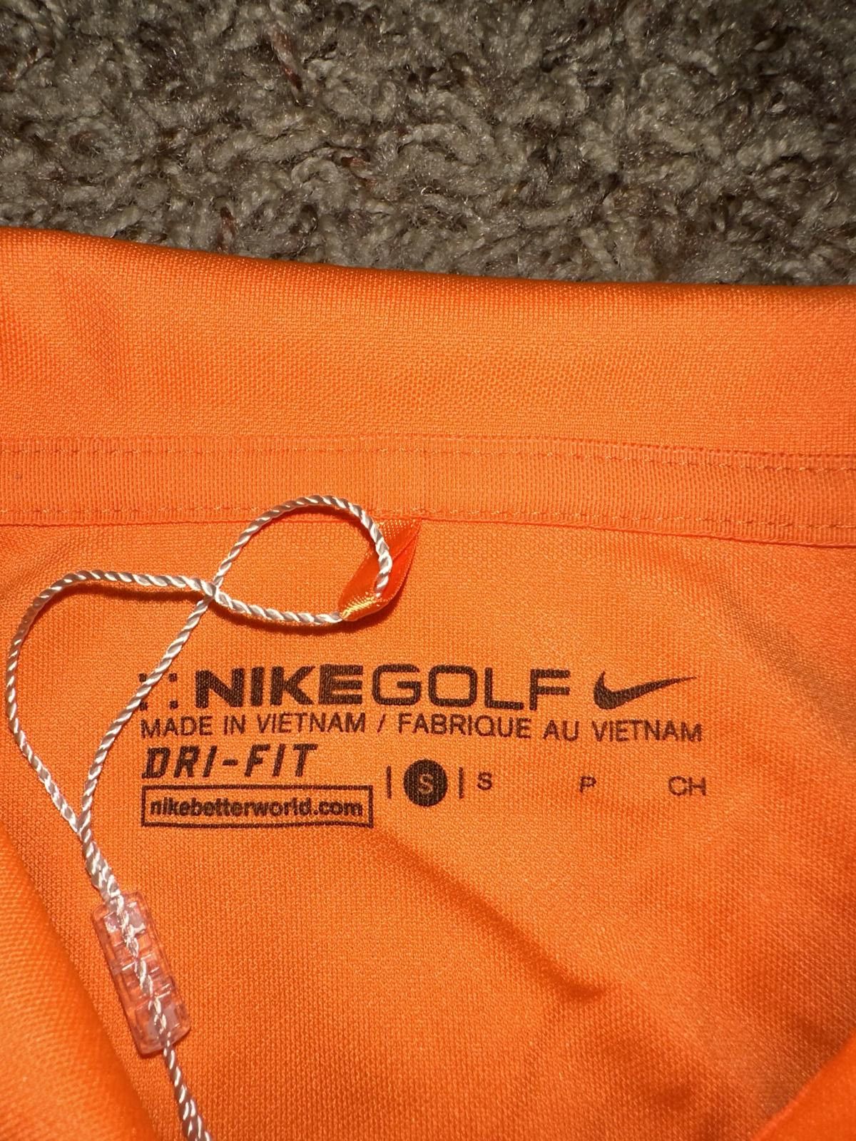 Nike Nike Women's Dri-Fit Victory Orange Golf Polo Sample Size S / US 4 / IT 40 - 3 Thumbnail