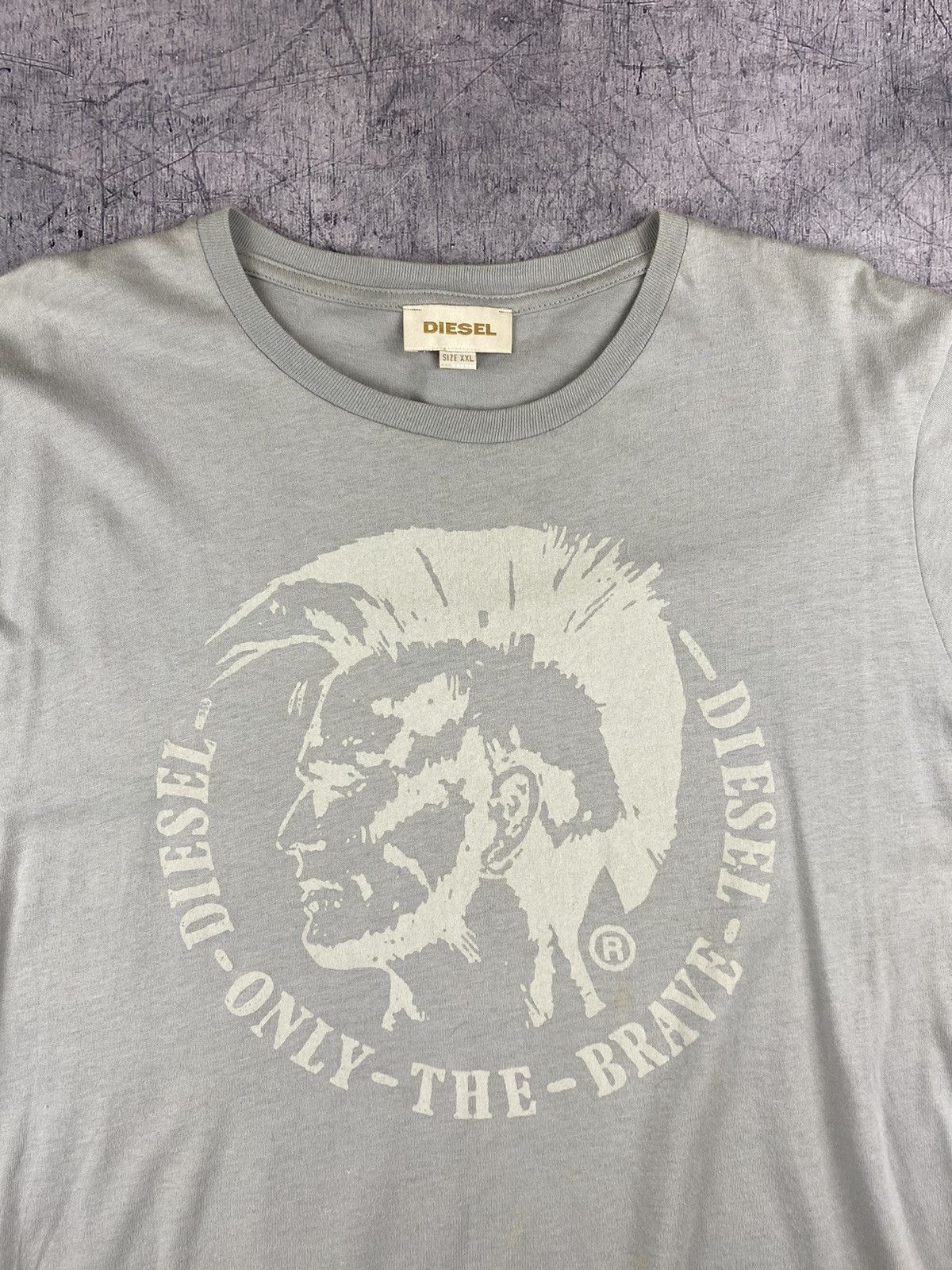 Diesel × Vintage Vintage Diesel Big Logo T Shirt Tee Size US XXL / EU 58 / 5 - 5 Thumbnail