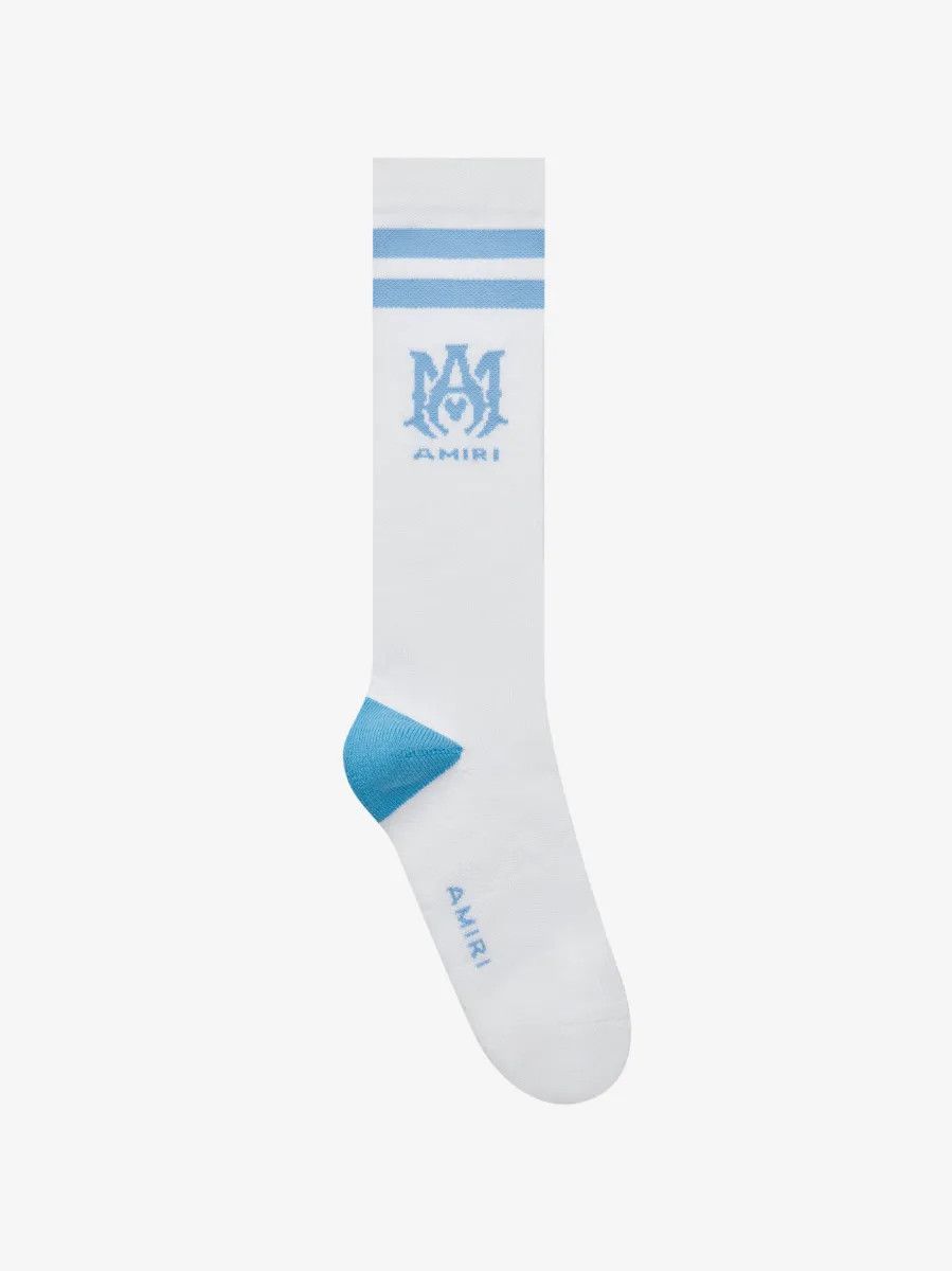 Amiri o1s1wg110525 Size: OS / MA Sock in Blue/White Size ONE SIZE - 1 Thumbnail
