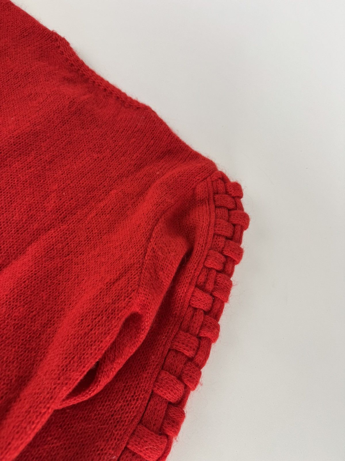 Dior Vintage Dior Wool Sweater Red Size M / US 6-8 / IT 42-44 - 10 Thumbnail