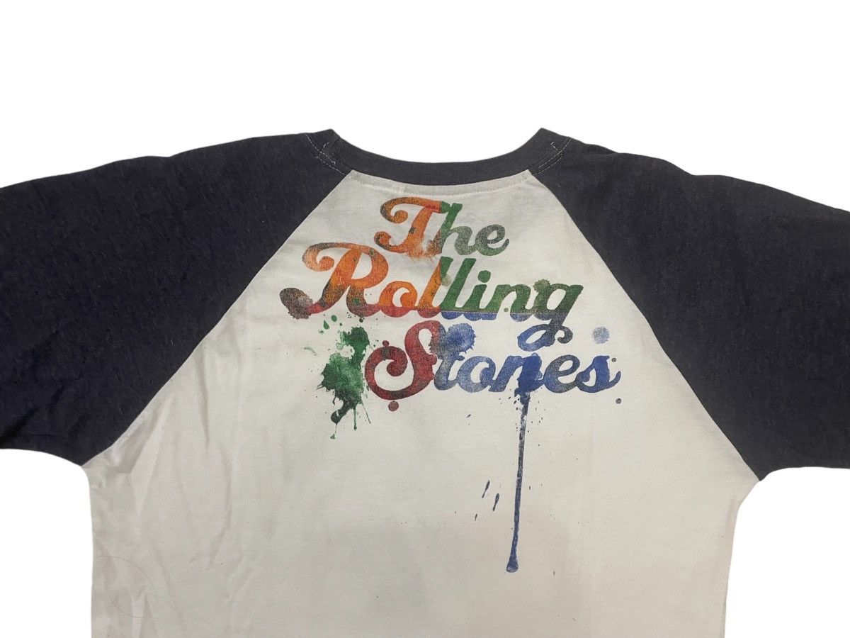 Band Tees × The Rolling Stones × Vintage The Rolling Stone tie dye logo longsleeve raglan tee Size US L / EU 52-54 / 3 - 5 Thumbnail