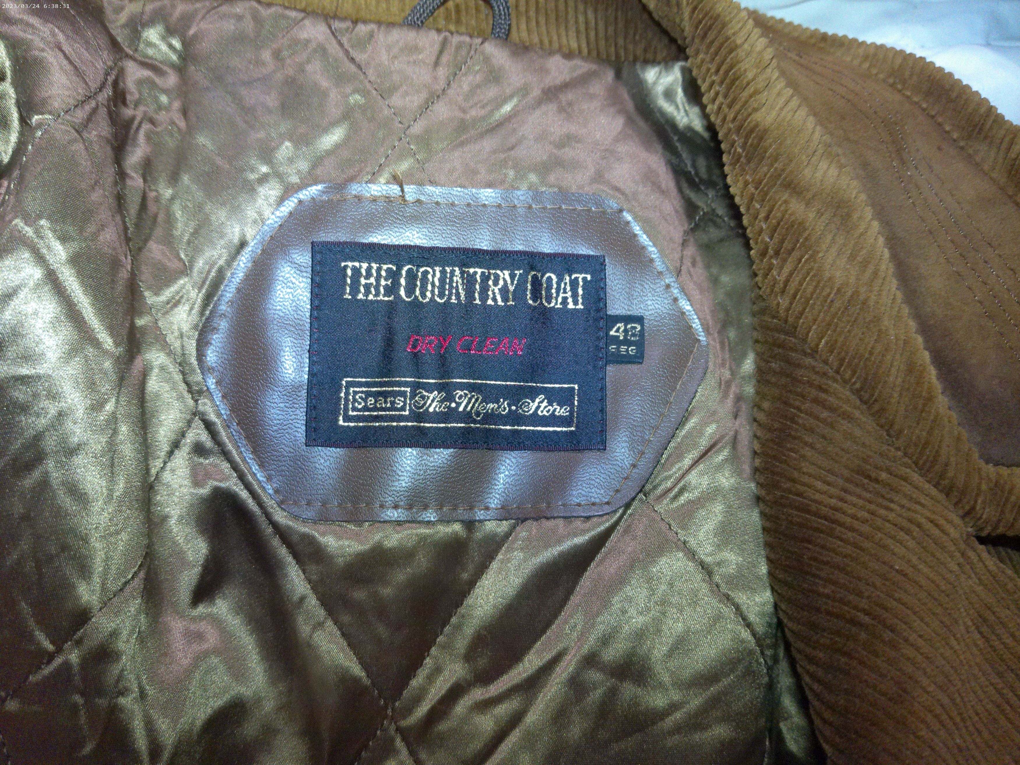 Sears Vintage 1970s Sears Brown Corduroy Men's Coat Size US L / EU 52-54 / 3 - 3 Thumbnail