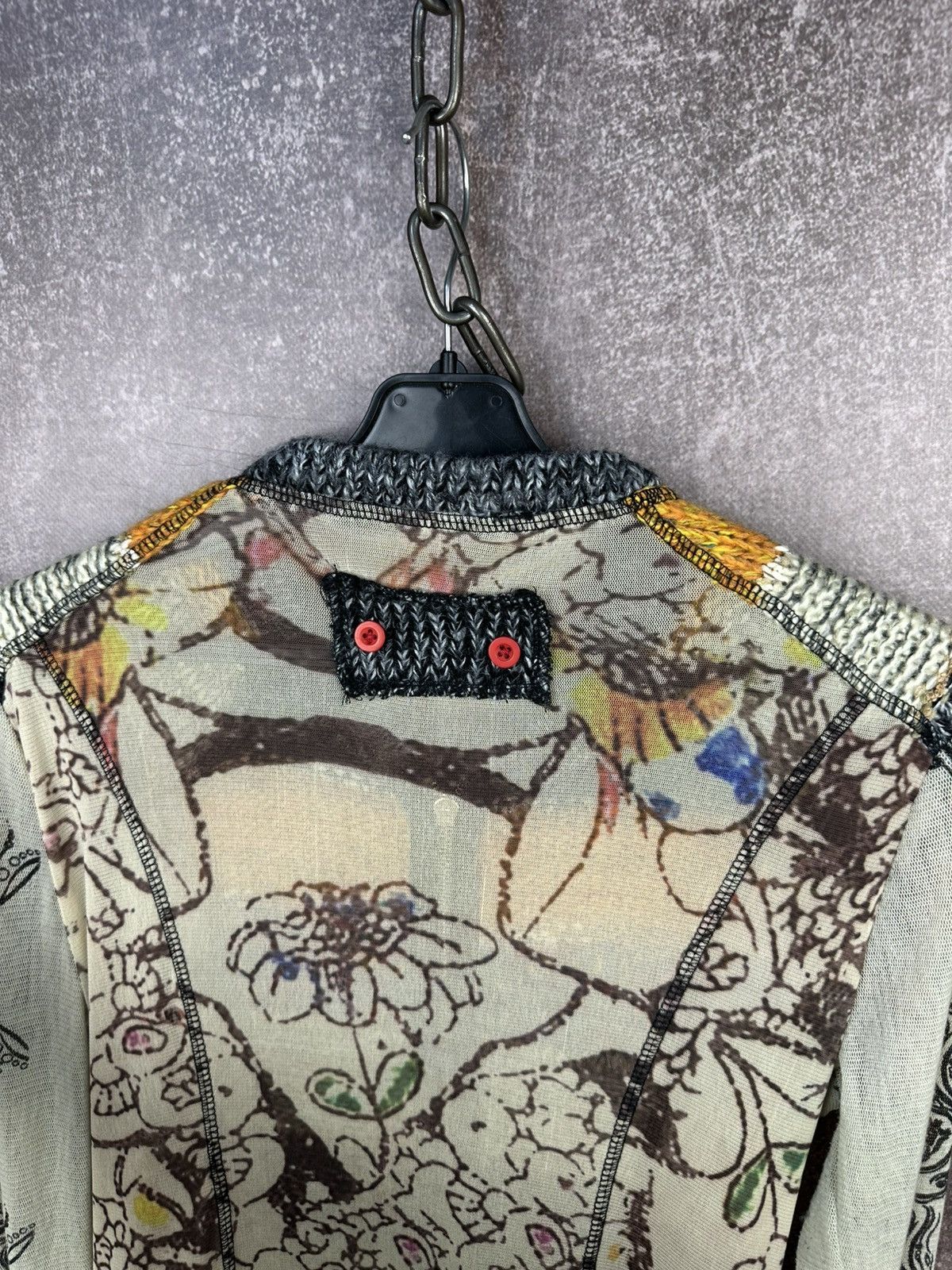 Jean Paul Gaultier VTG Jean Paul Gaultier Style mesh top Long Sleeve Art Y2K Size M / US 6-8 / IT 42-44 - 6 Thumbnail