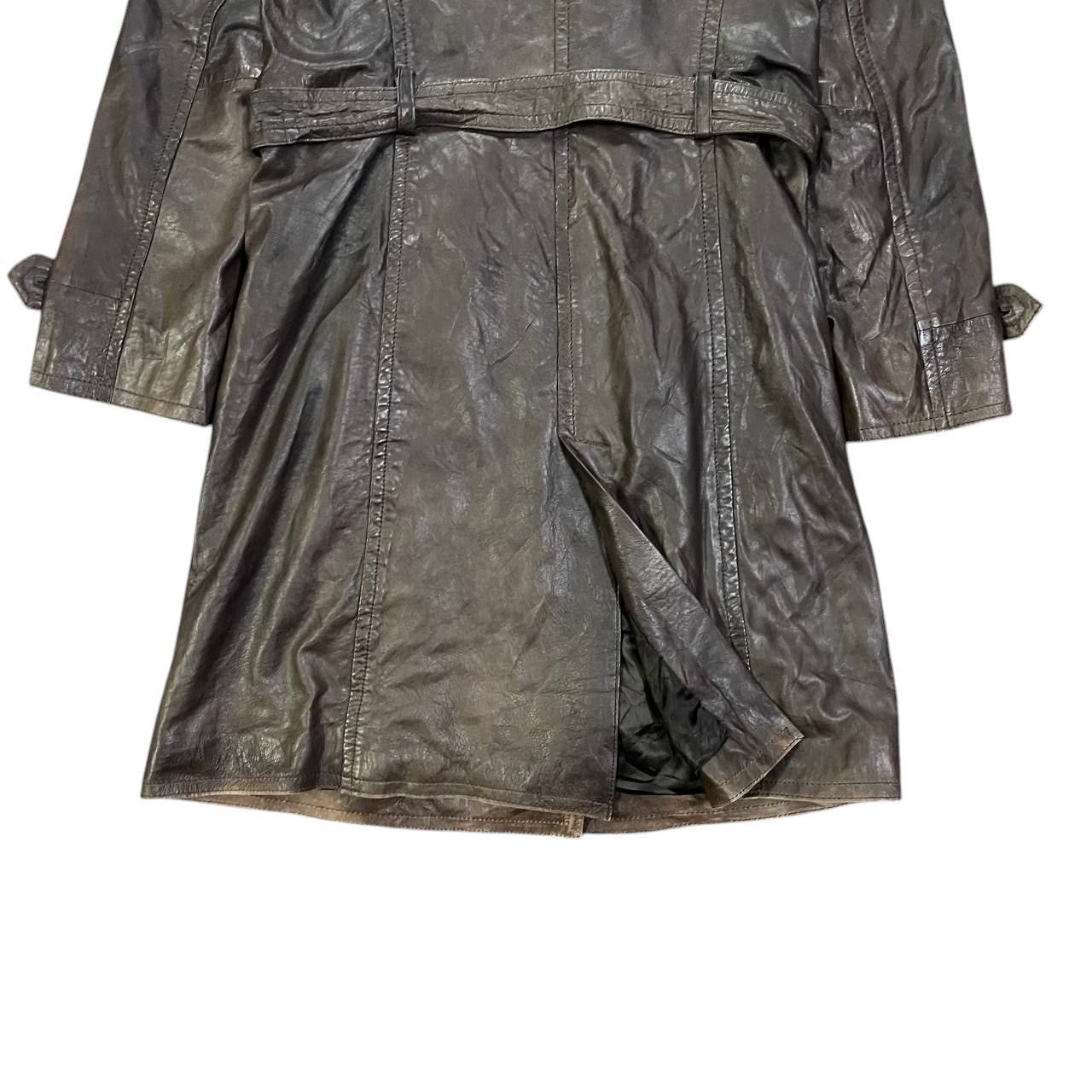 Other Vintage Anagram Paris Leather Long Coat Sheepskin Size S / US 4 / IT 40 - 14 Thumbnail