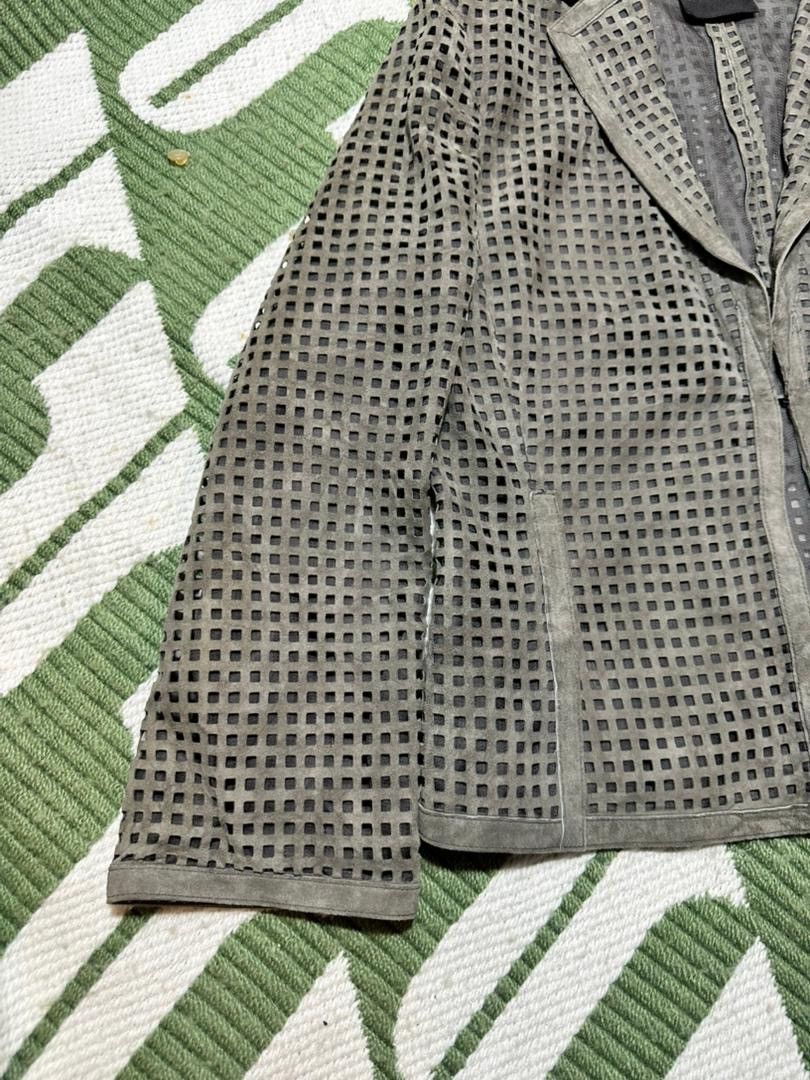 Akris Akris Perforated Lamb Suede Eye Hood Blazer Jacket Size S / US 4 / IT 40 - 5 Thumbnail