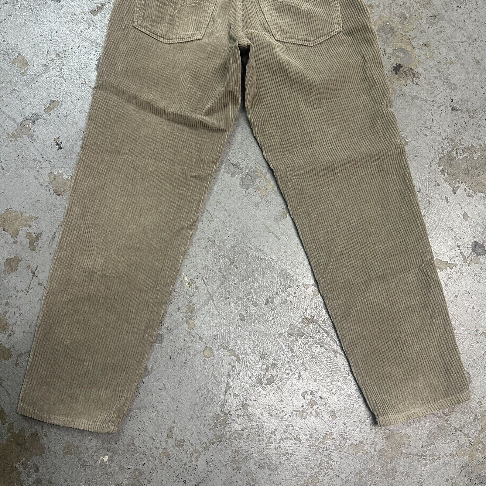 Levi's × Vintage Vintage 90s Levi’s Silvertab Beige Baggy Corduroy Pants Size US 33 - 6 Thumbnail