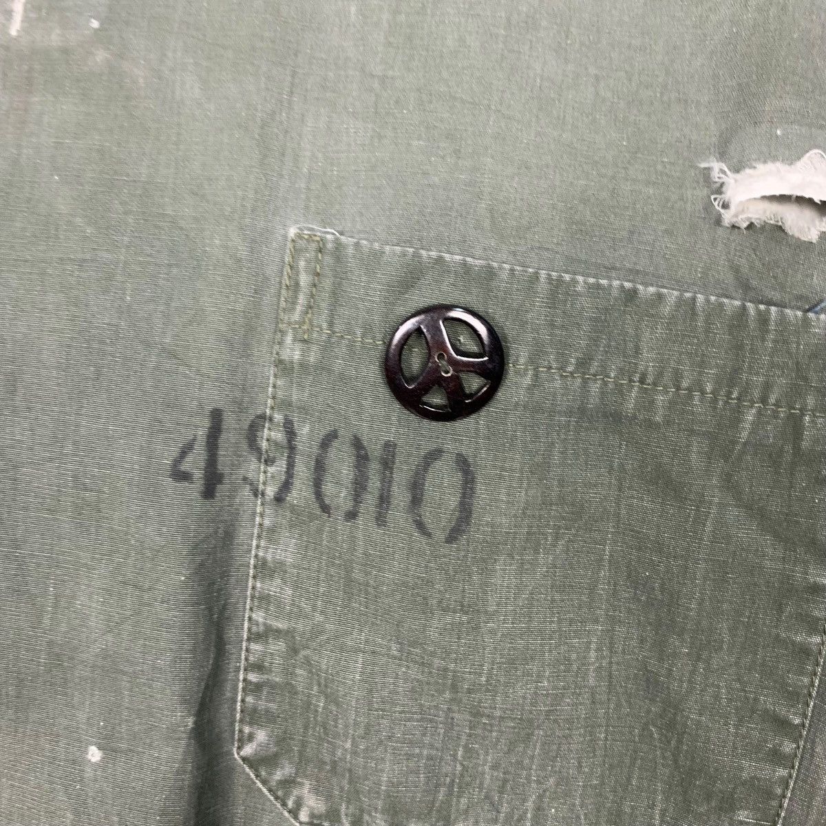 Vintage SLOW HANDS US Oil Workism Pullover Hooded Jacket #2917-C132 Size US L / EU 52-54 / 3 - 14 Thumbnail