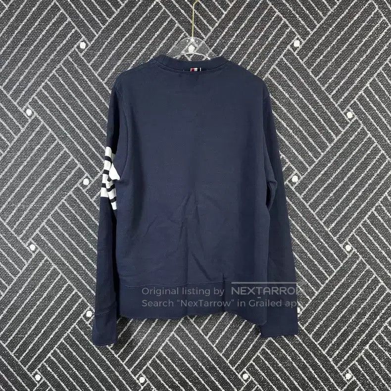 Thom Browne Thom Browne Navy Blue Classic Hoodie Size US L / EU 52-54 / 3 - 2 Thumbnail