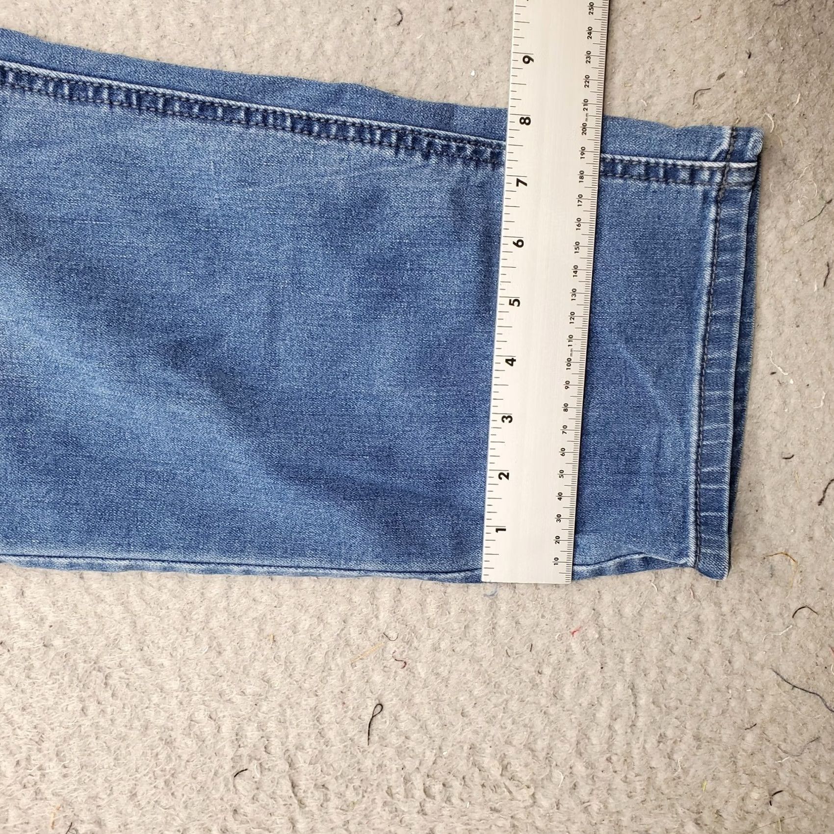 Buffalo David Bitton Buffalo Mens Jeans - Axel Straight Jeans Mens 38x32 Blue Denim Stretch Slim Fit Size US 38 / EU 54 - 5 Thumbnail