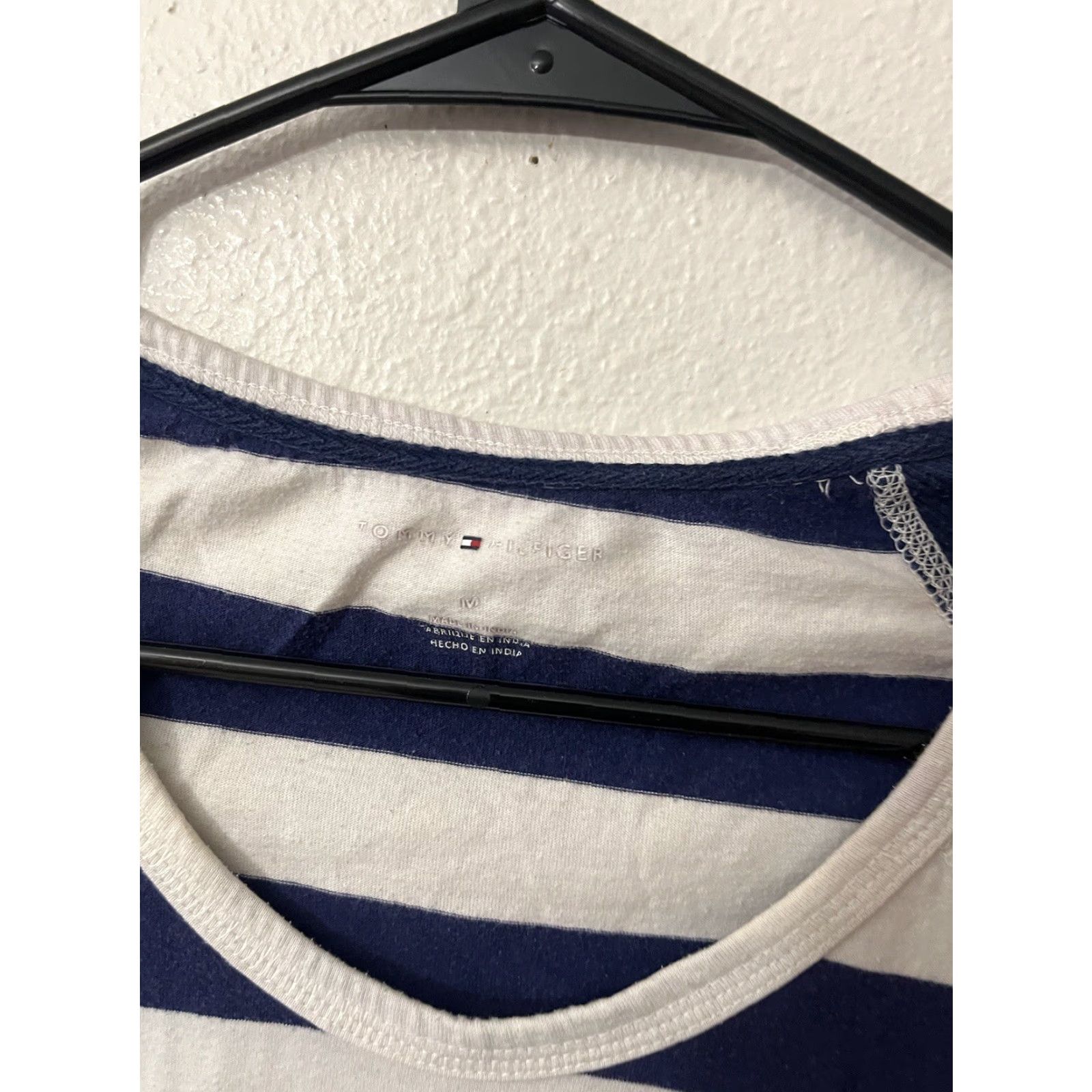 Tommy Hilfiger Tommy Hilfiger Shirt Womens Medium Blue White Striped Long Sleeve Tunic Ladies Size M / US 6-8 / IT 42-44 - 2 Thumbnail