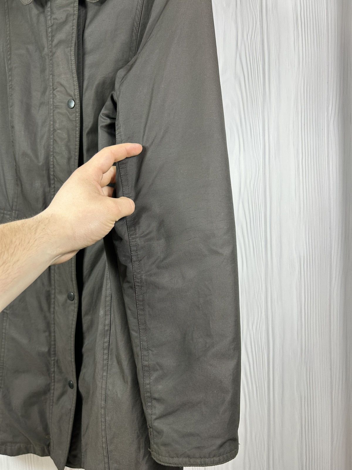 Barbour Barbour Twill Belsay Women’s Brown Waterproof Long Jacket Size XL / US 12-14 / IT 48-50 - 12 Thumbnail