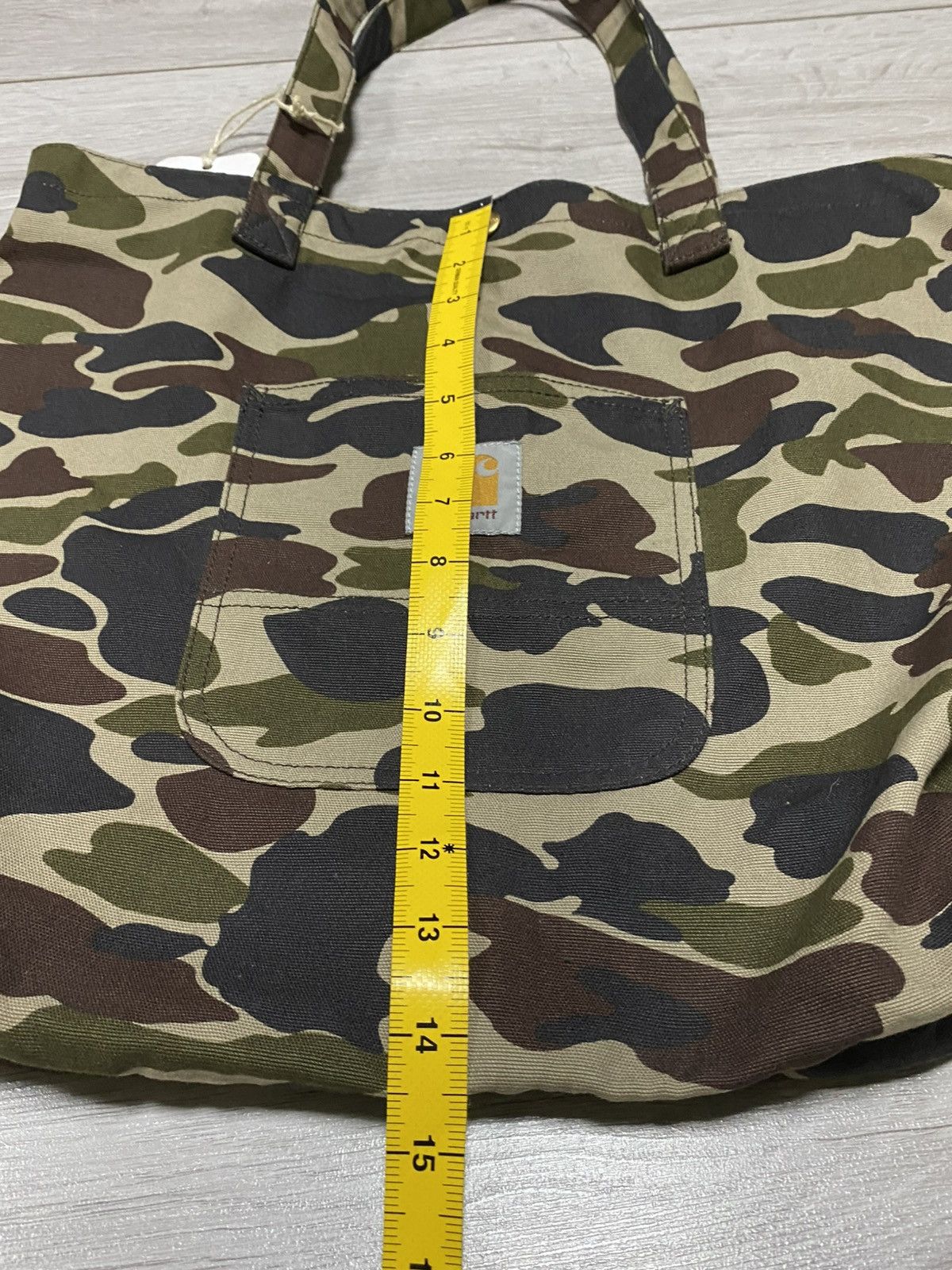 Carhartt Carhartt NEW camouflage simple tote bag shopper Size ONE SIZE - 11 Thumbnail