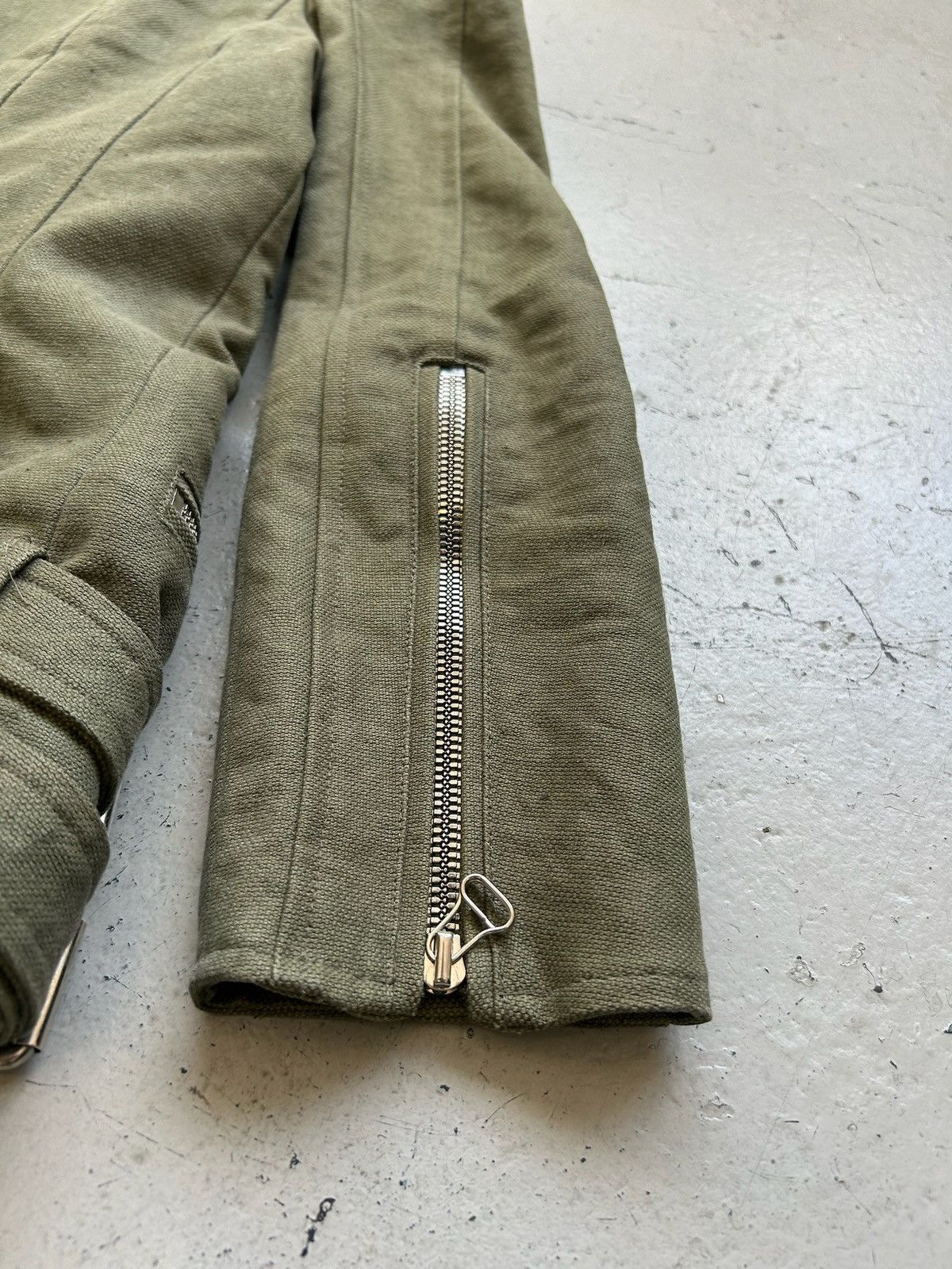 Balmain Balmain by Christophe Decarnin Studded Military Biker Jacket Size US XS / EU 42 / 0 - 7 Thumbnail