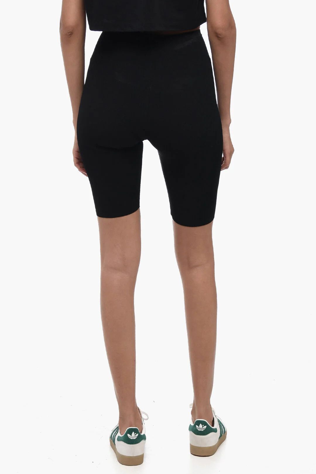 Valentino og1mm0426 Stretch Cycling Short in Black Size 27" / US 4 / IT 40 - 2 Thumbnail