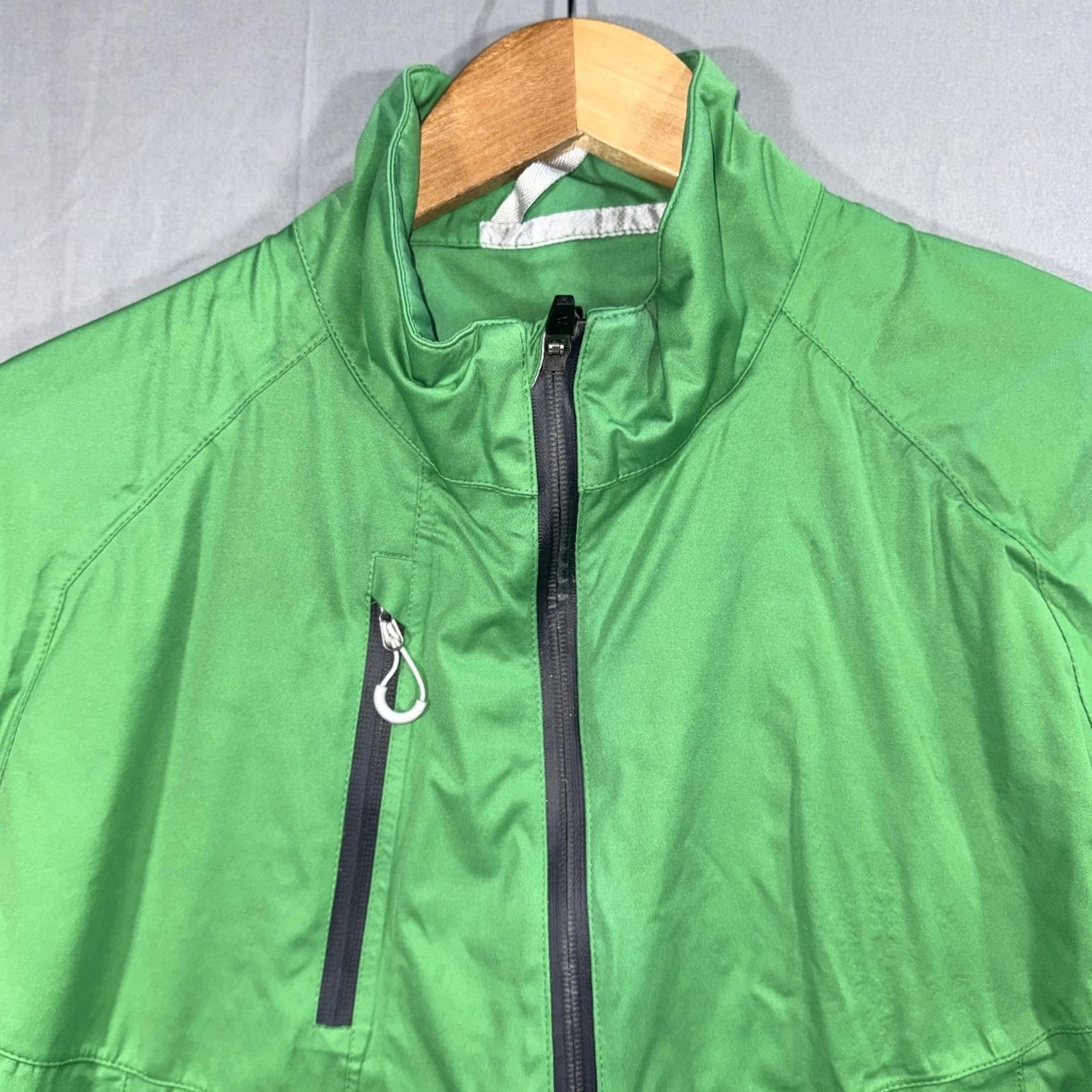 Vintage Zero Restriction Tour Series Jacket Mens L Green Full Zip Golf Windbreaker Size US L / EU 52-54 / 3 - 3 Thumbnail