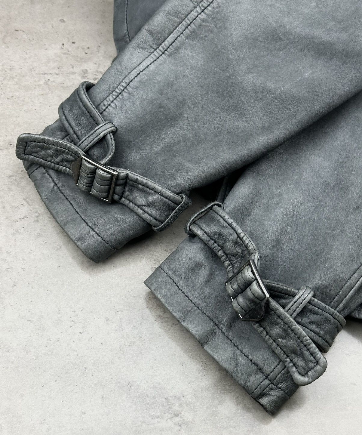 Allsaints TOAST real Butter soft LEATHER JACKET Elephant fitted uk 10 Size S / US 4 / IT 40 - 4 Thumbnail