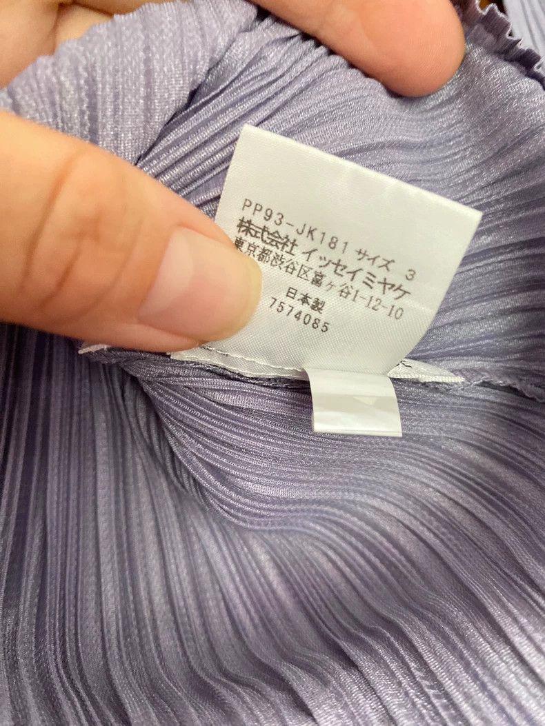 Issey Miyake Issey Miyake size:3 Purple pleated top Size XS / US 0-2 / IT 36-38 - 6 Thumbnail