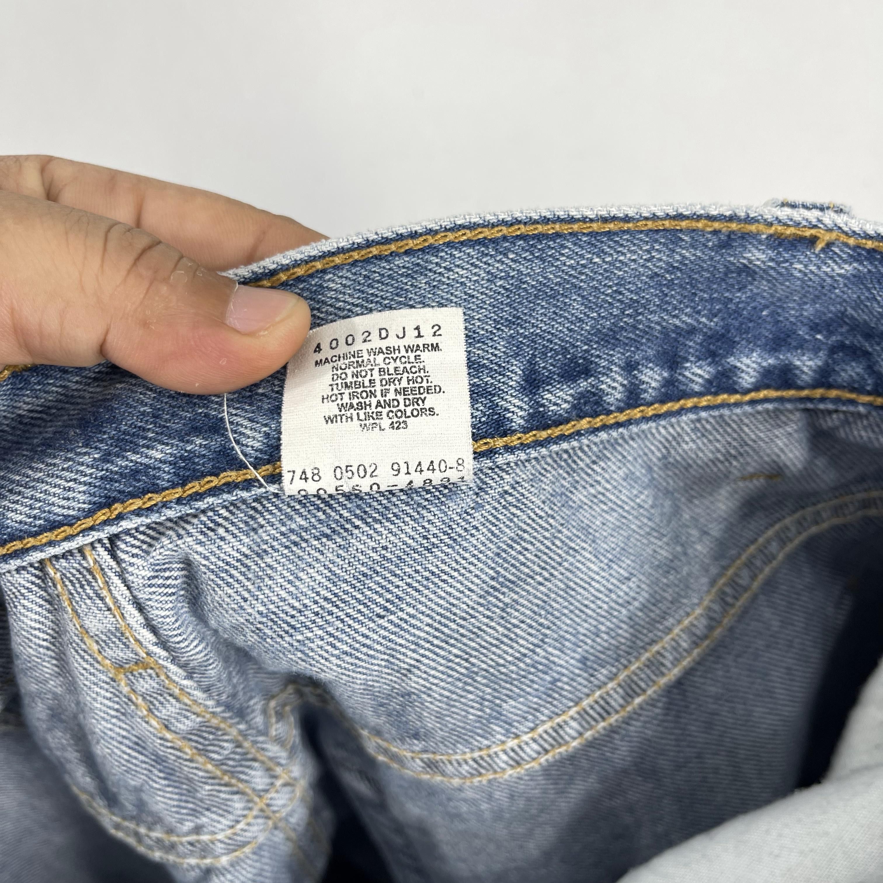 Levi's × Vintage W29 L32 Vintage Levis 560 Distressed Ripped High Rise Jeans Size 29" - 6 Thumbnail