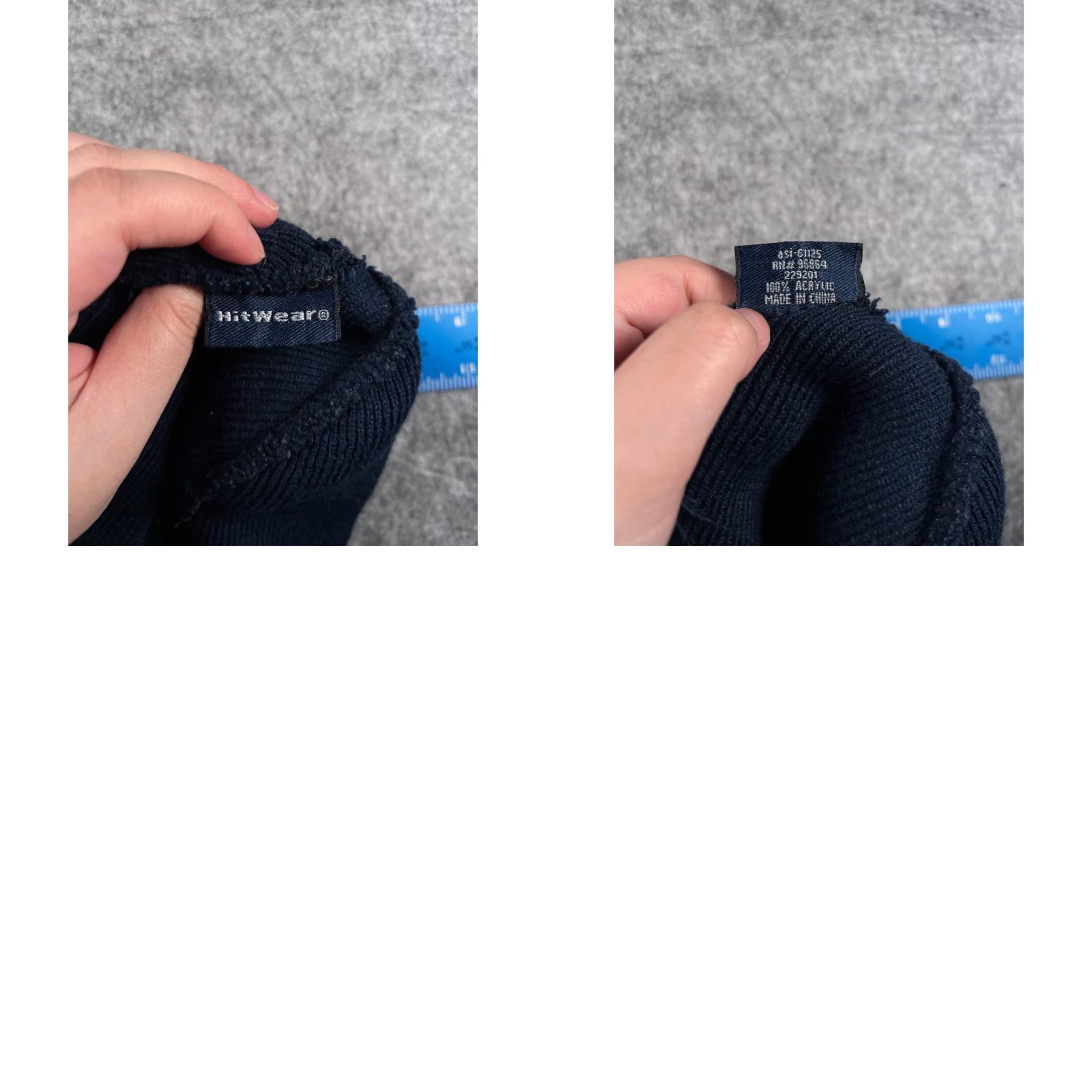 Vintage VINTAGE Hitwear Beanie Adult One Size Blue Acrylic Workwear Outdoor Roofing Unisex Size ONE SIZE - 8 Thumbnail