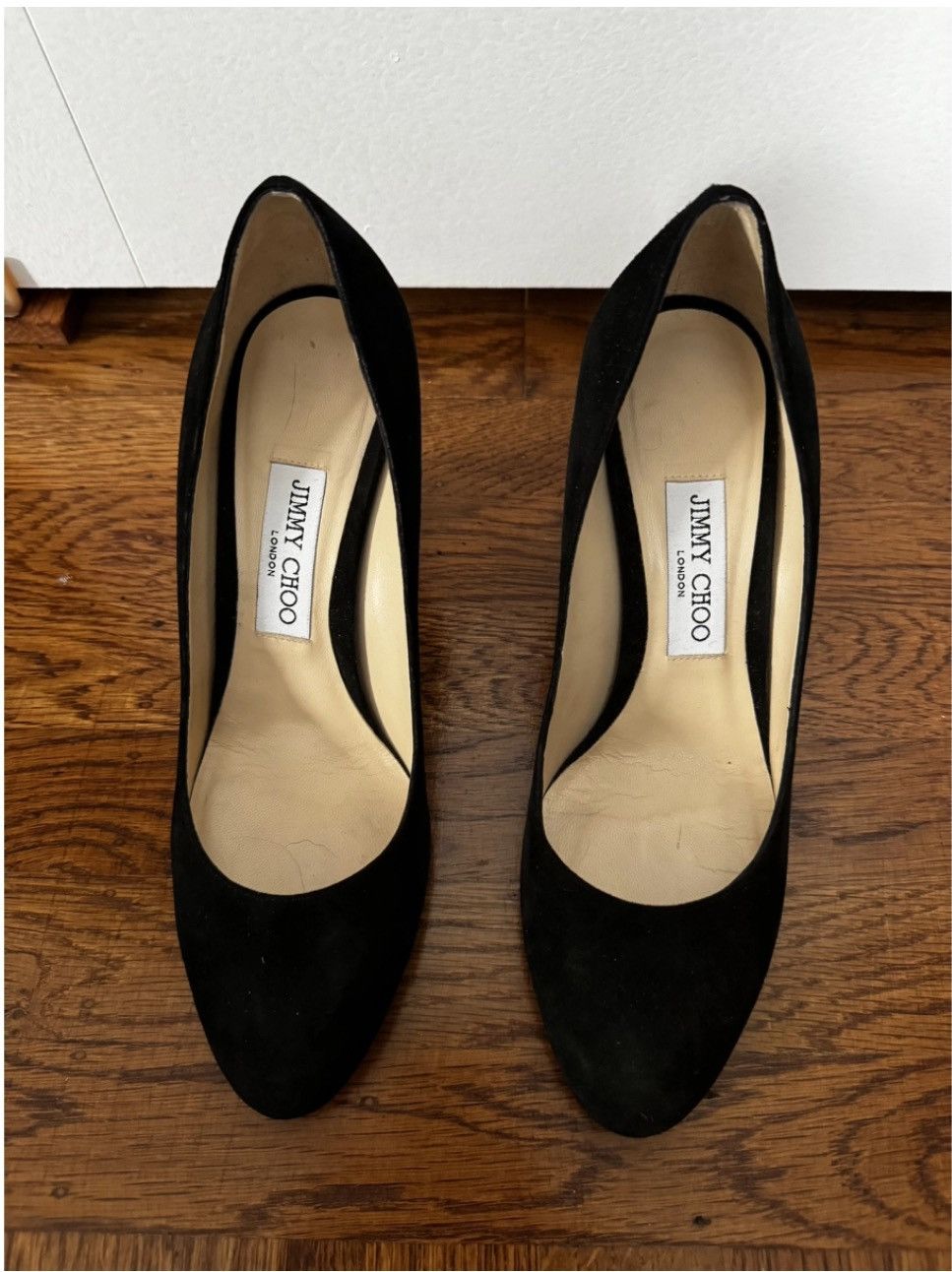 Jimmy Choo Jimmy Choo Billie 85 black suede pump size 9.5 Size US 9.5 / IT 39.5 - 1 Thumbnail