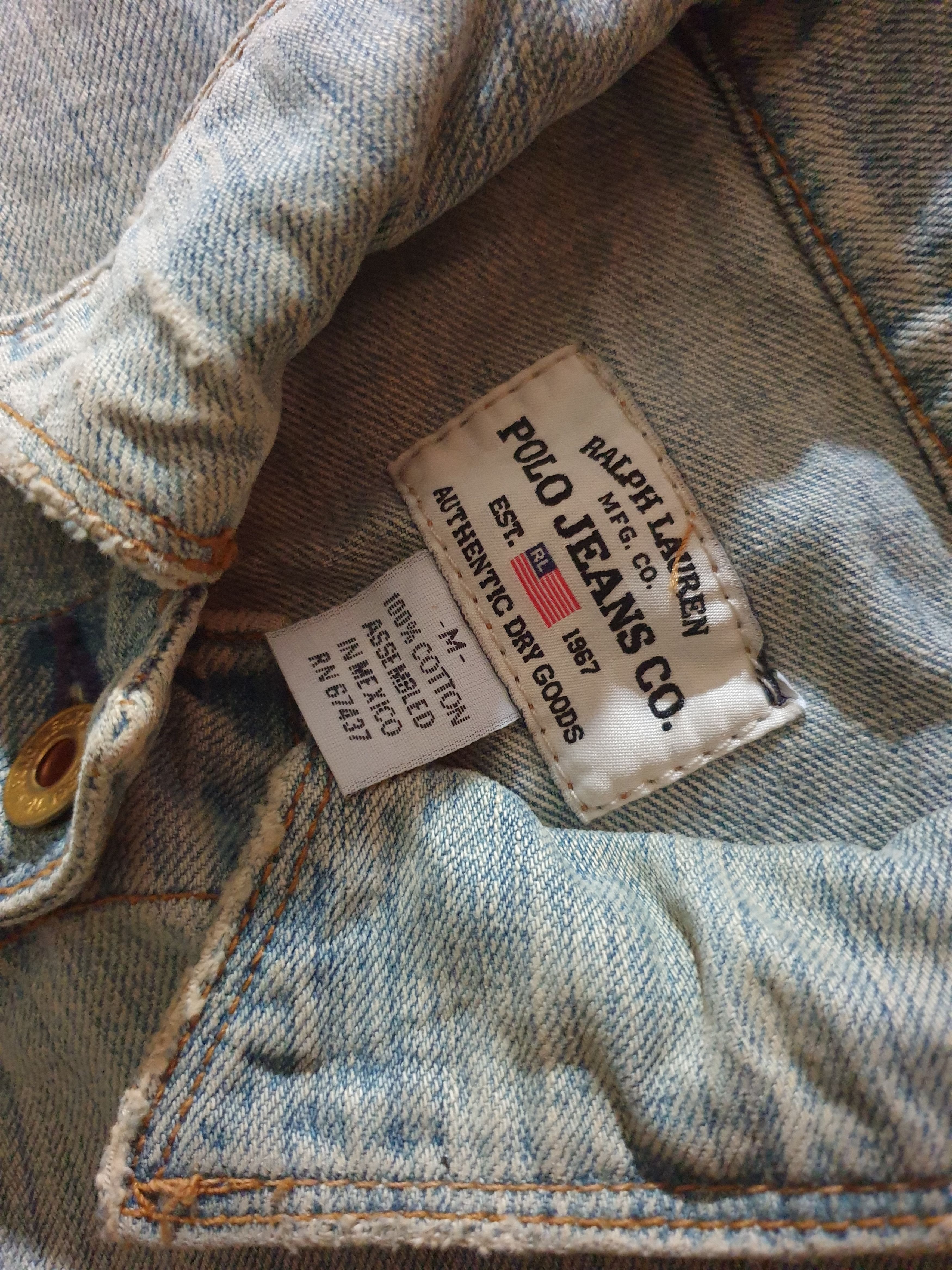 Polo Ralph Lauren 💥Polo Ralph Lauren denim Jacket Size US S / EU 44-46 / 1 - 2 Thumbnail