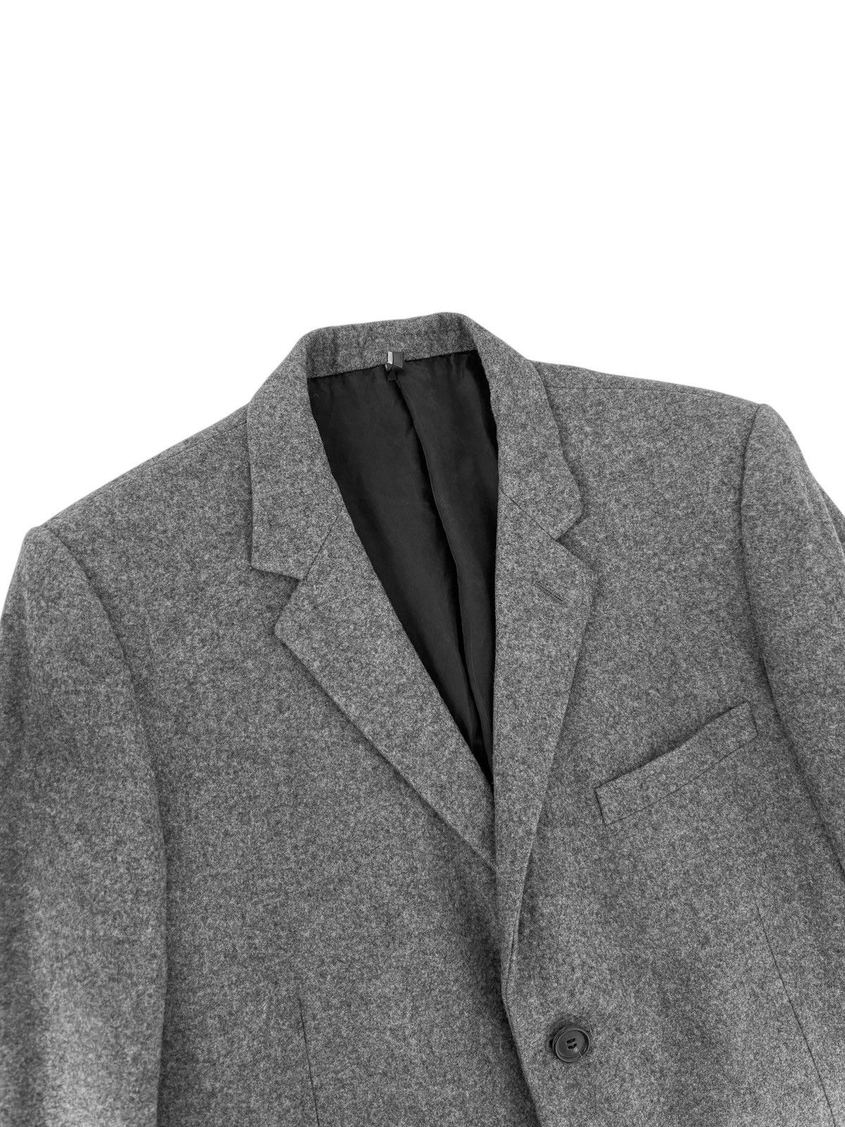Dior × Hedi Slimane A/W 2002 Runway Wool Blazer (AW02/FW02, Suit Jacket, Homme) Size 50R - 3 Thumbnail