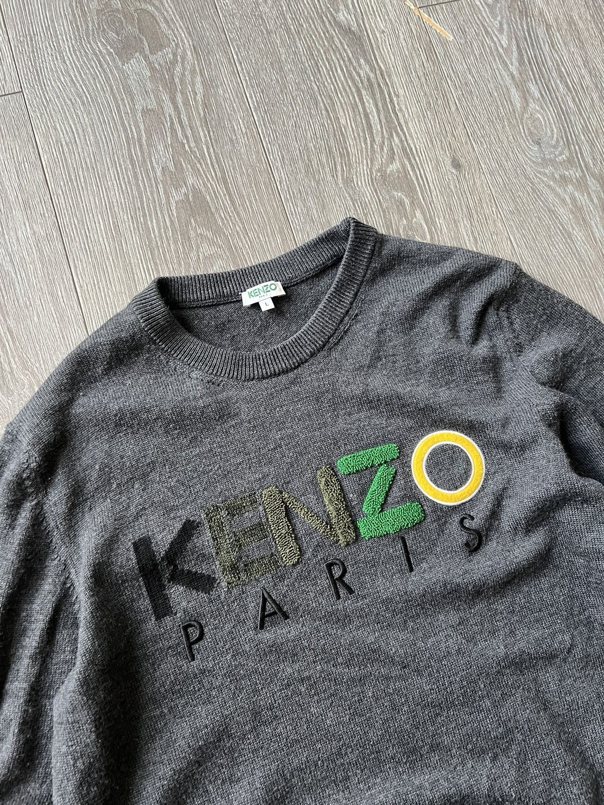 Kenzo × Vintage Kenzo Paris Sweater Size US L / EU 52-54 / 3 - 6 Thumbnail