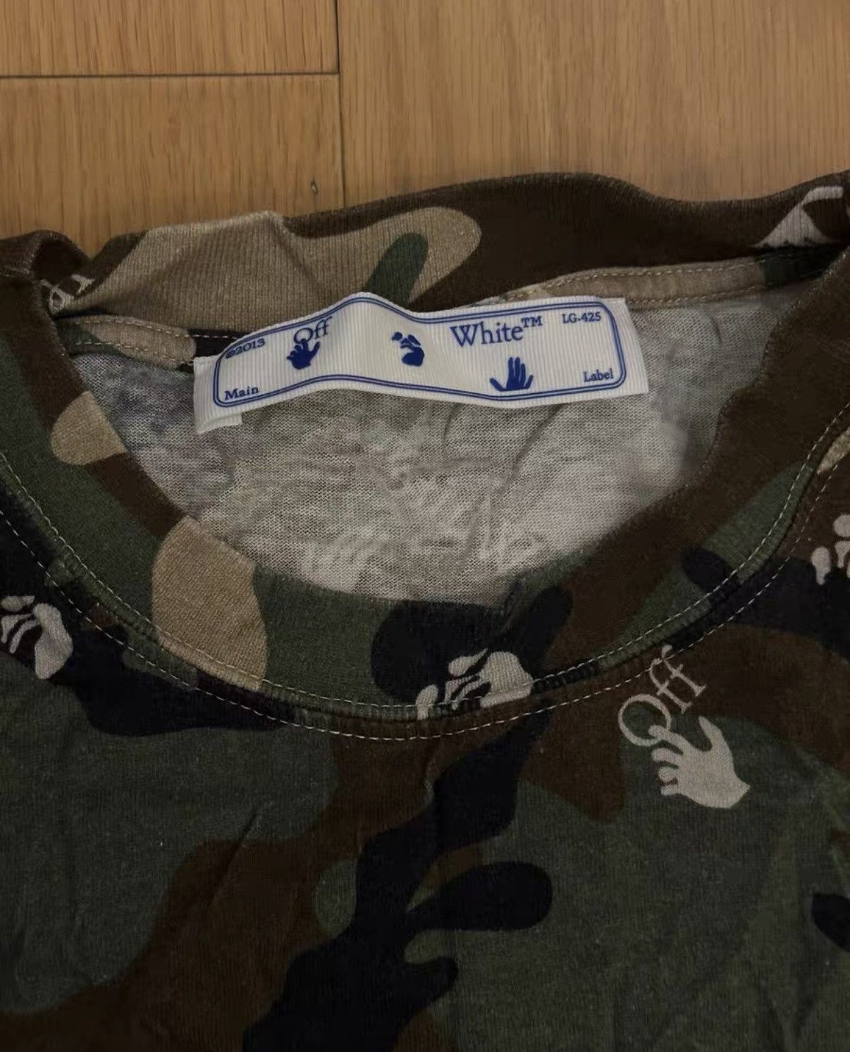 Off-White Off-White Camouflage T-Shirt Size US S / EU 44-46 / 1 - 2 Thumbnail
