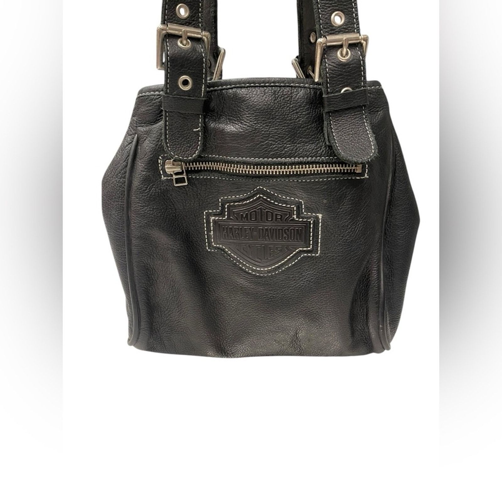 Harley Davidson Harley-Davidson women's black genuine leather purse Size ONE SIZE - 6 Thumbnail
