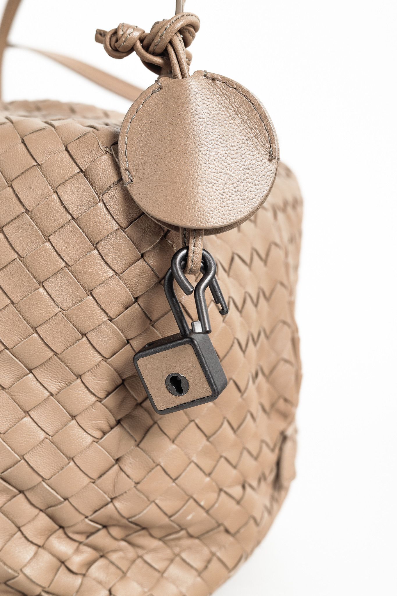 Bottega Veneta Bottega Veneta Light Brown Intrecciato Leather Box Bag Size ONE SIZE - 8 Thumbnail