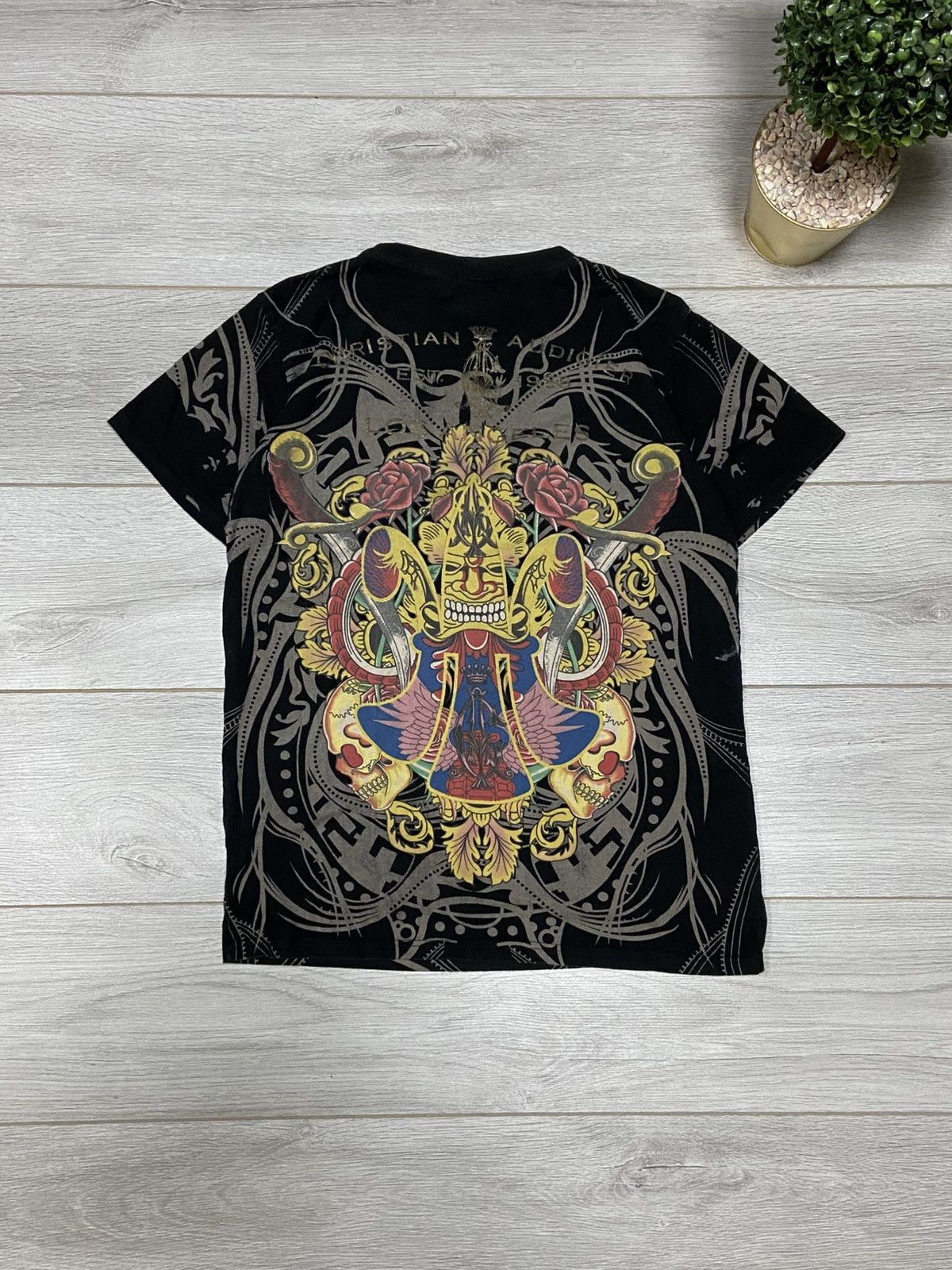 Ed Hardy Ed Hardy Aztec ☠️ vintage USA t-shirt Size US M / EU 48-50 / 2 - 2 Thumbnail