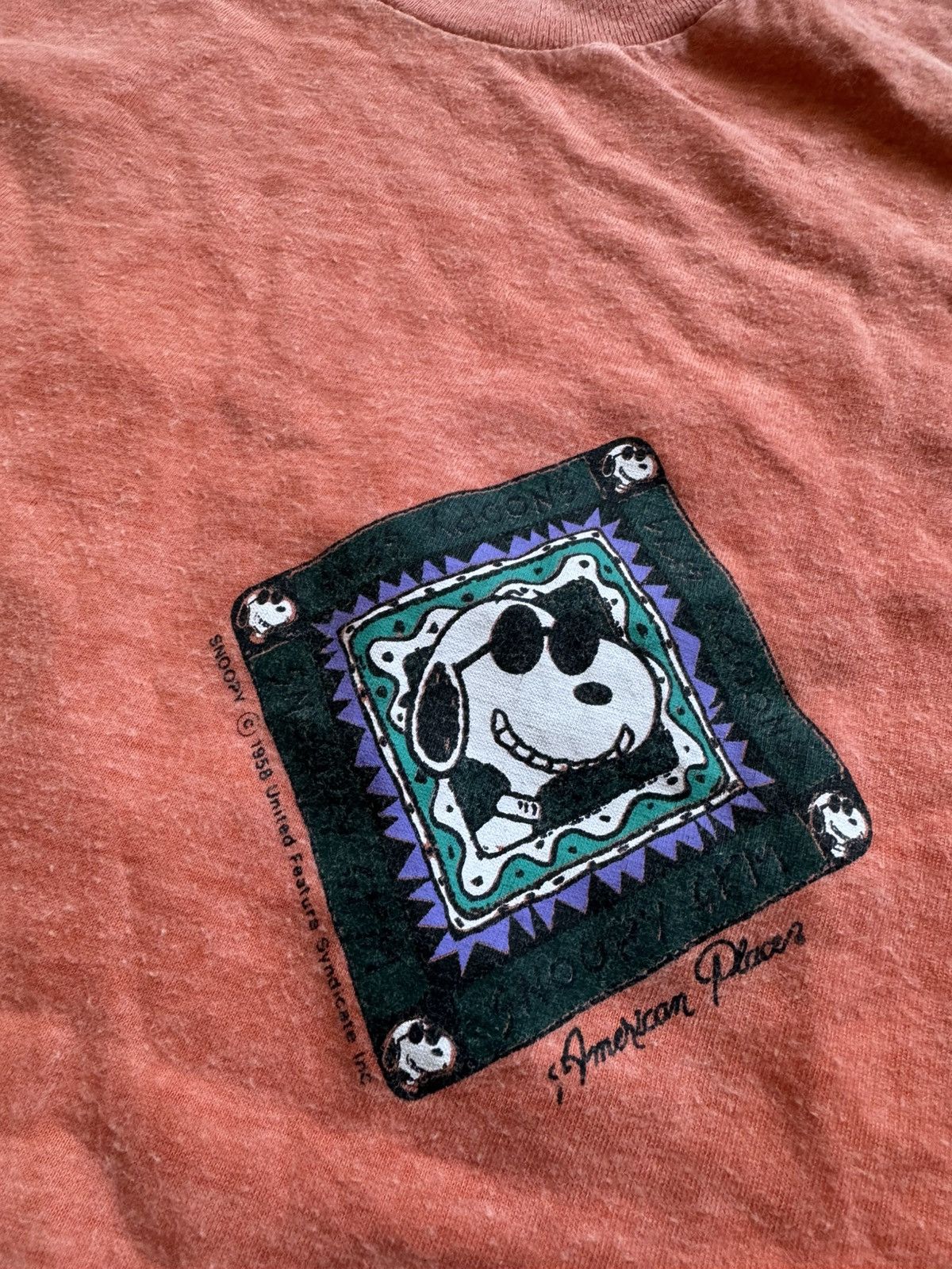 Band Tees × Vintage Snoopy vintage tee 90s GYM t-shirt Size US M / EU 48-50 / 2 - 3 Thumbnail