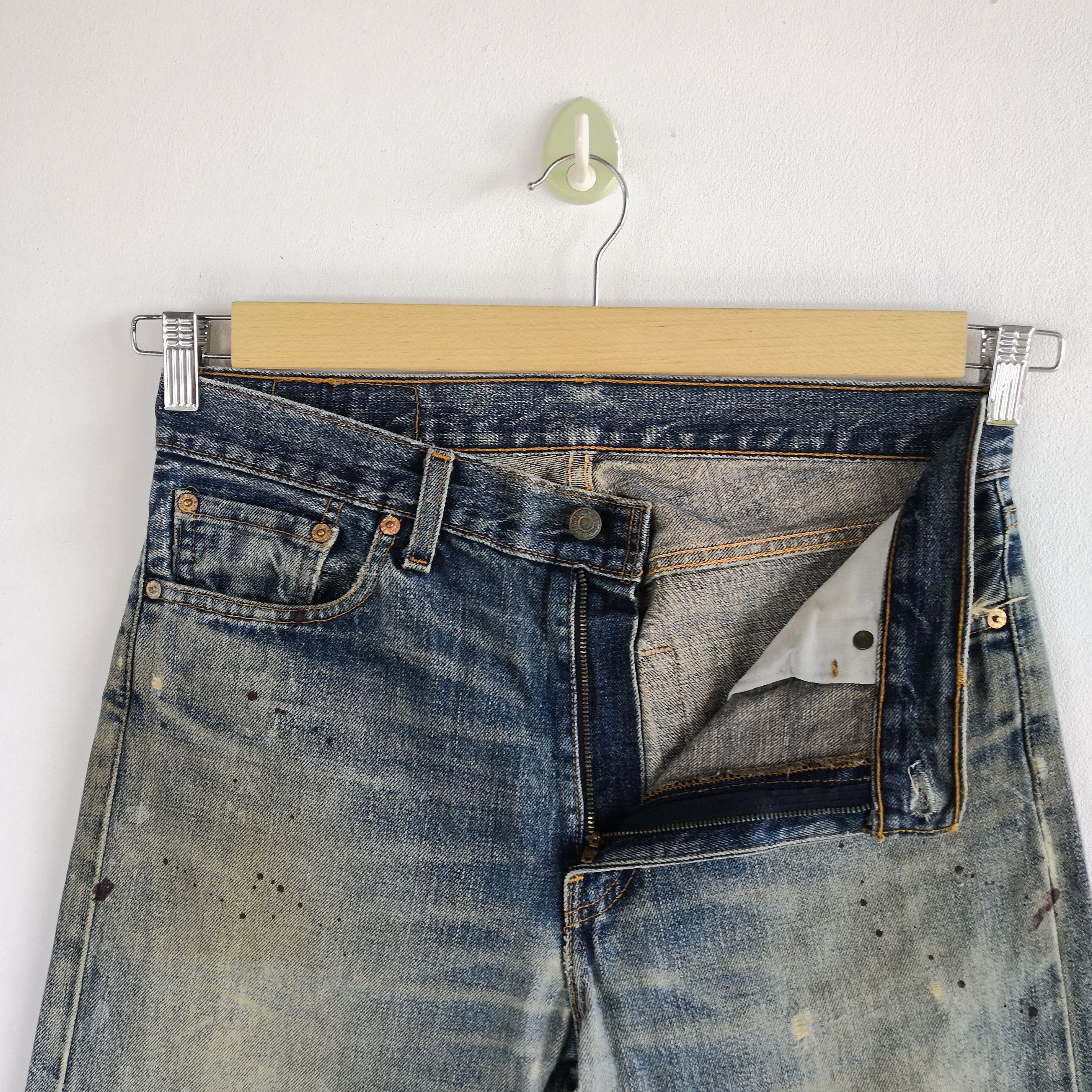 Levi's Vintage Levis 516 Distressed Denim Rusty Wash Levi's Jeans Size US 30 / EU 46 - 6 Thumbnail